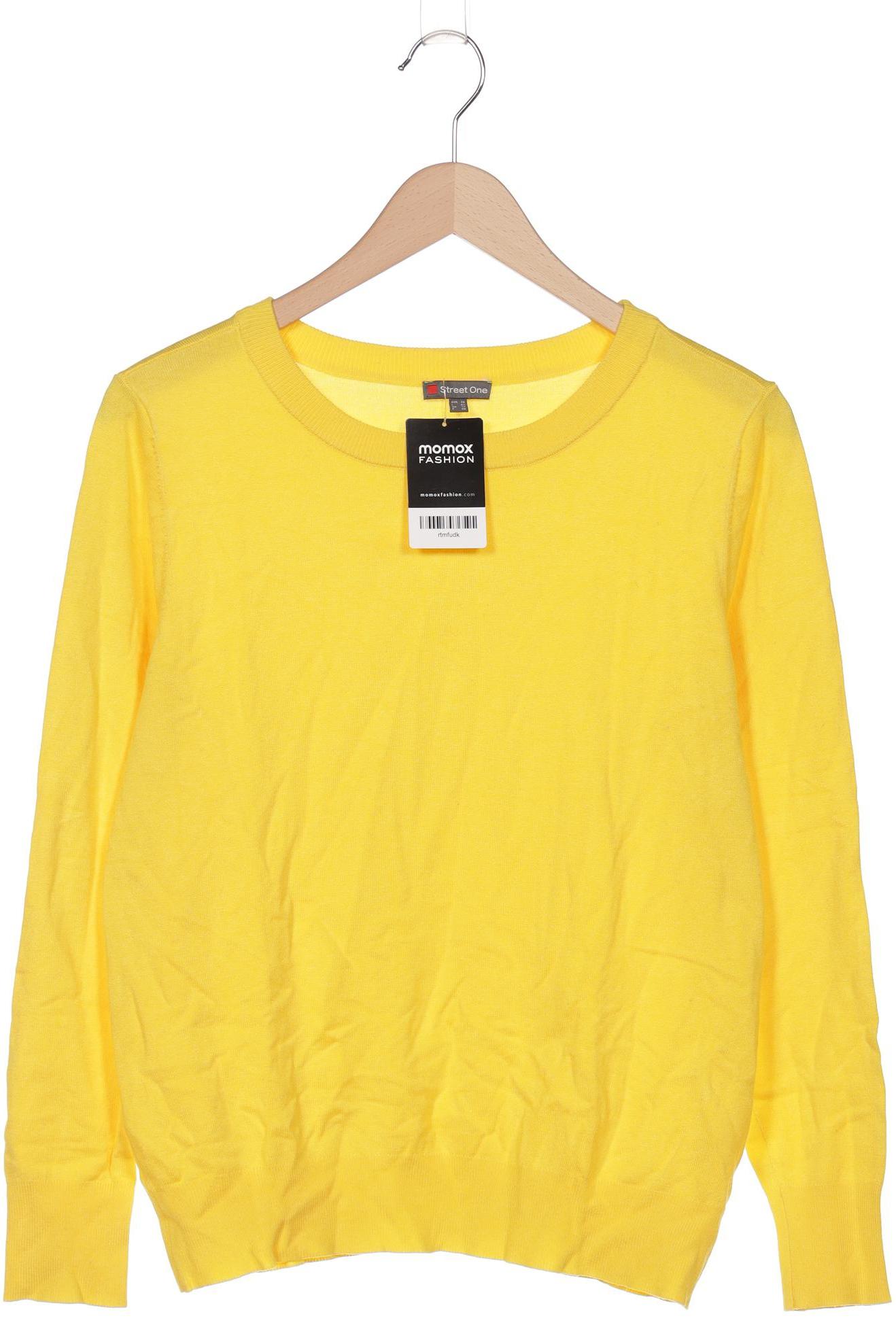 

Street One Damen Pullover, gelb, Gr. 38