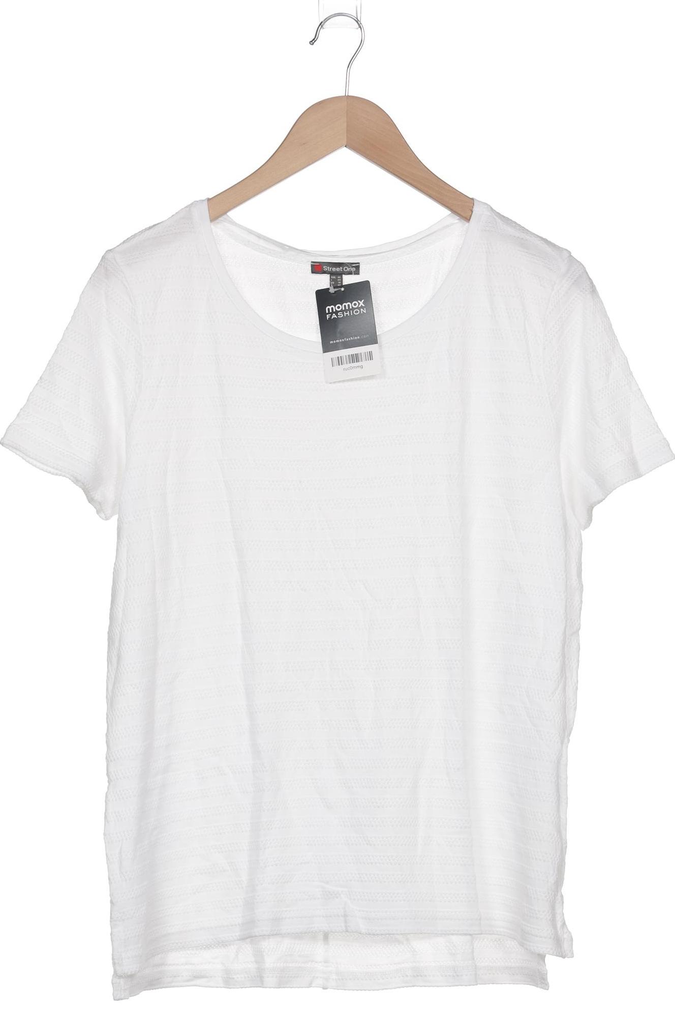 

Street One Damen T-Shirt, weiß, Gr. 42