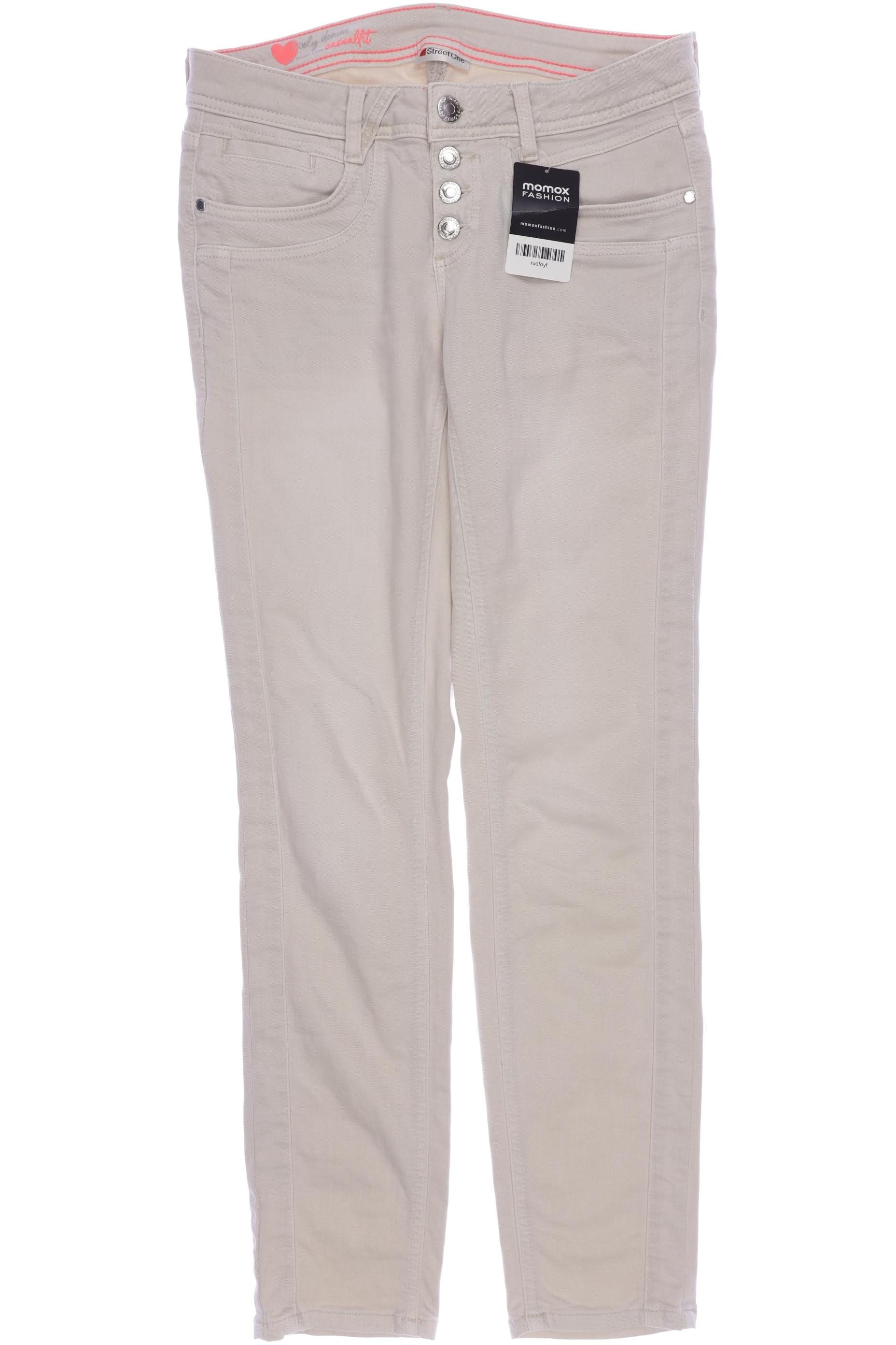 

Street One Damen Jeans, beige, Gr. 26