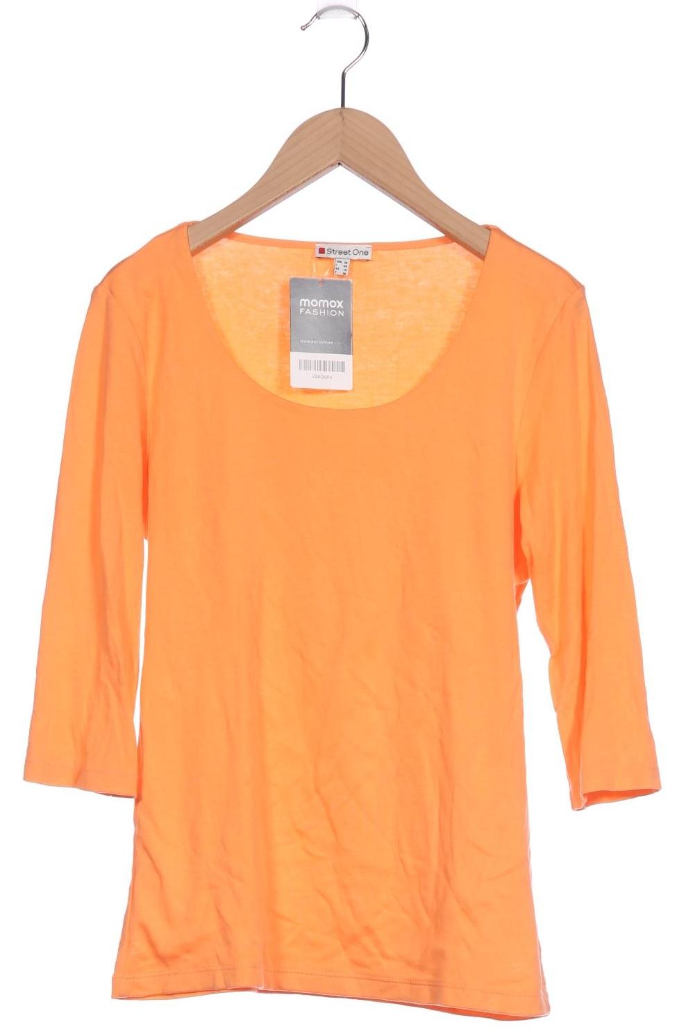 

Street One Damen Langarmshirt, orange, Gr. 36