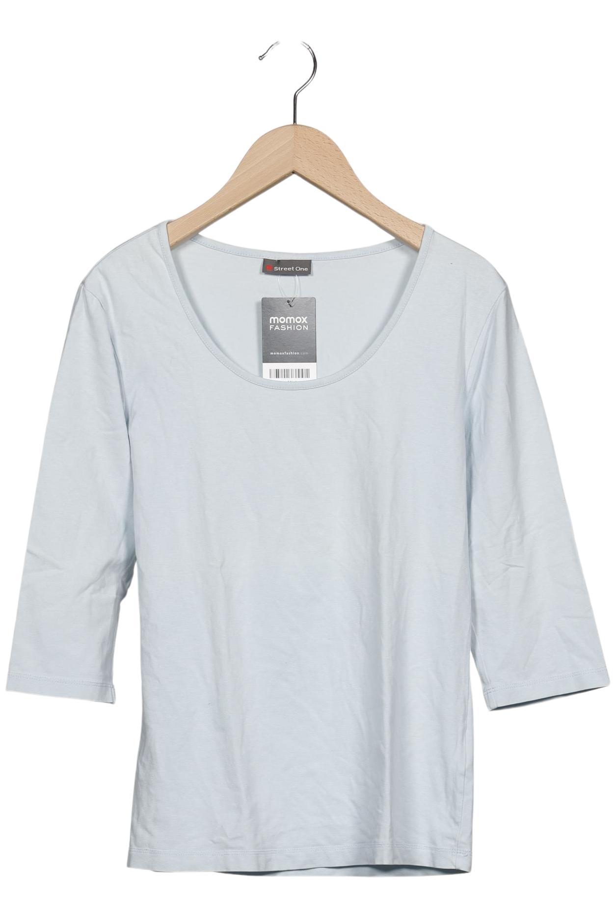 

Street One Damen Langarmshirt, hellblau, Gr. 38