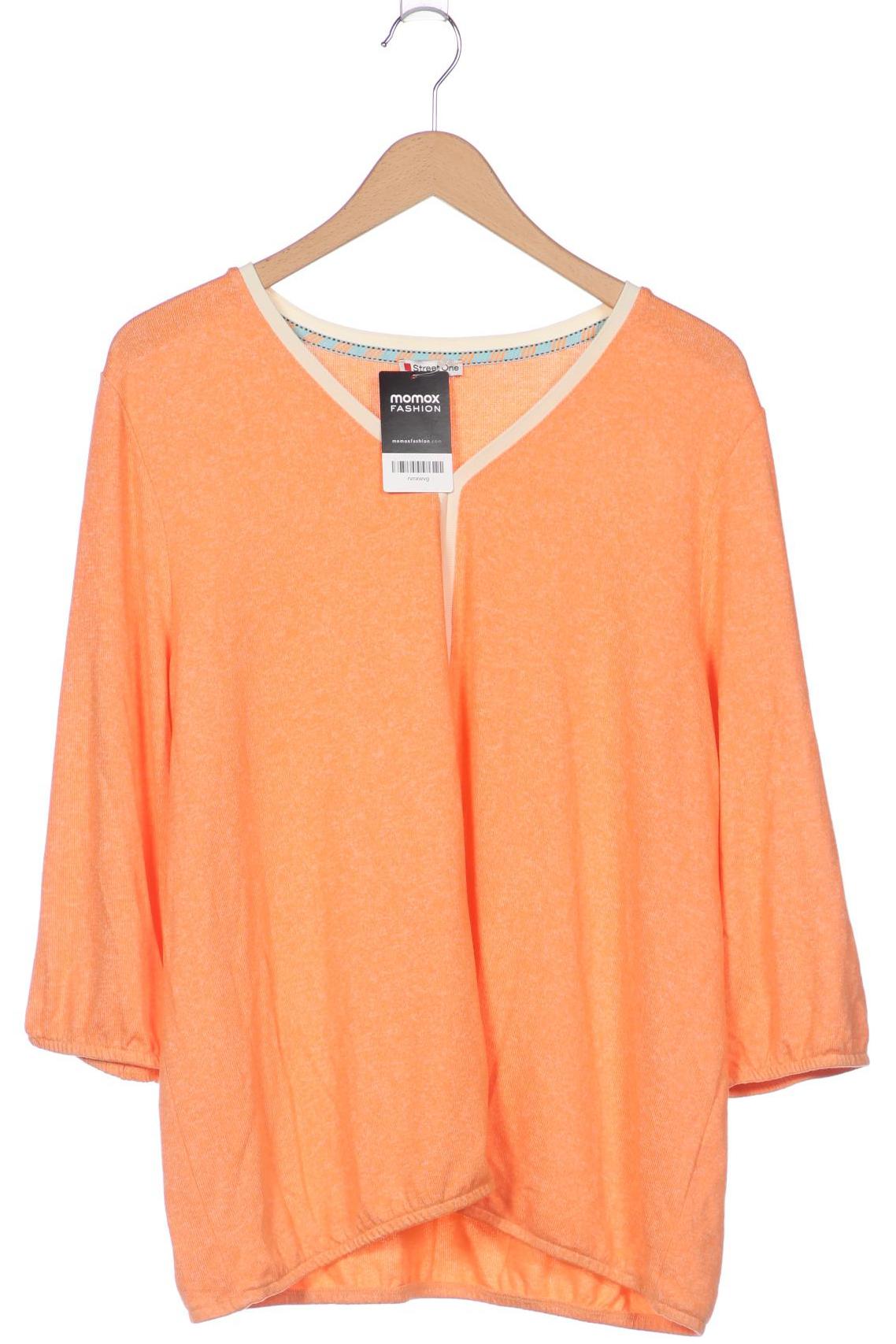 

Street One Damen Pullover, orange, Gr. 46