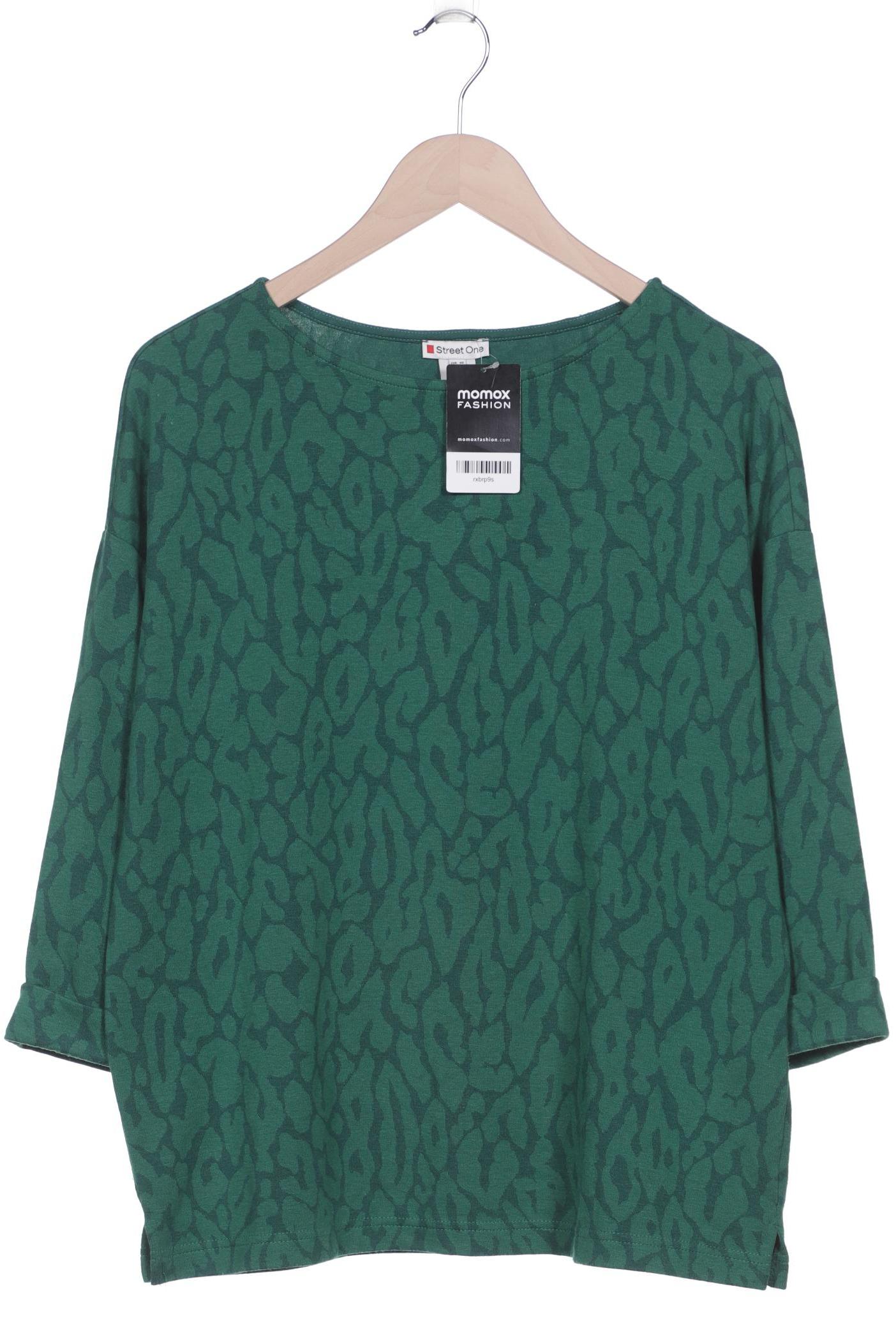 

Street One Damen Pullover, grün, Gr. 40