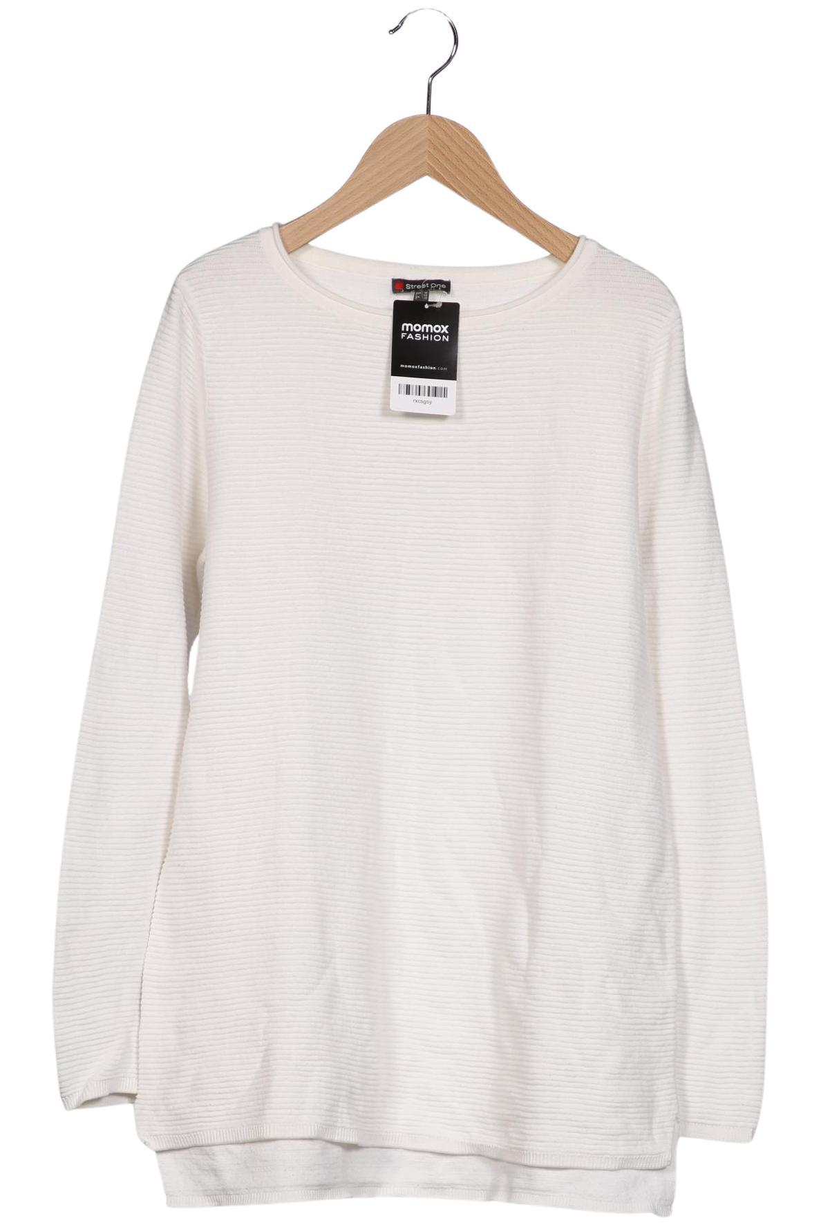 

Street One Damen Pullover, weiß, Gr. 36