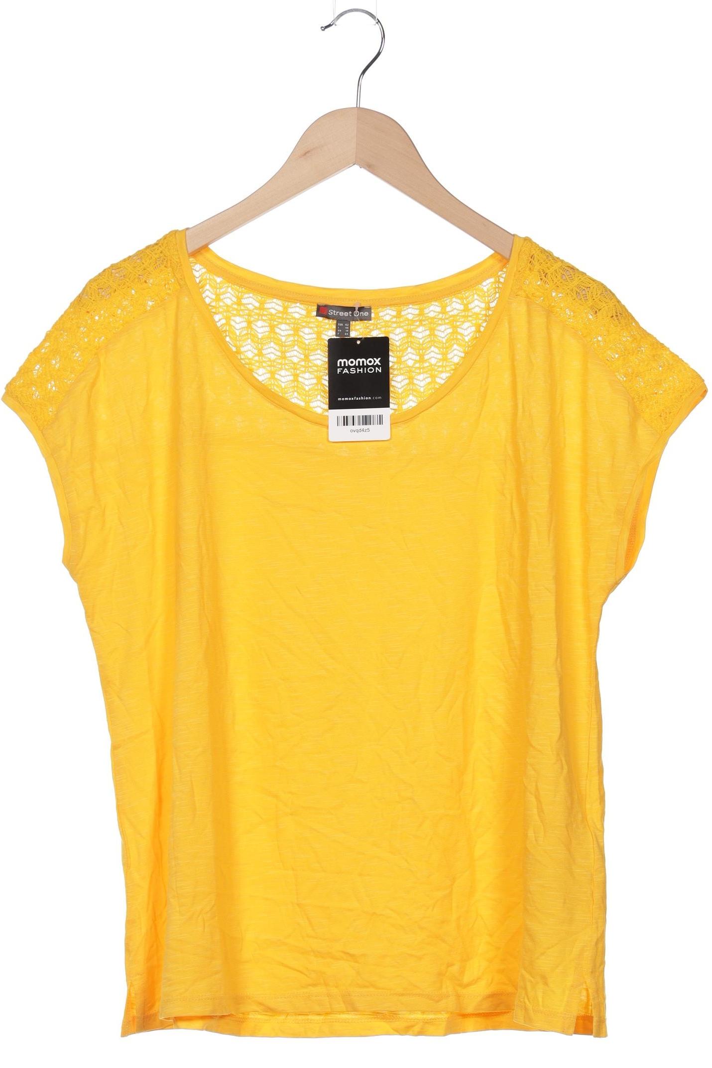 

Street One Damen T-Shirt, gelb, Gr. 42