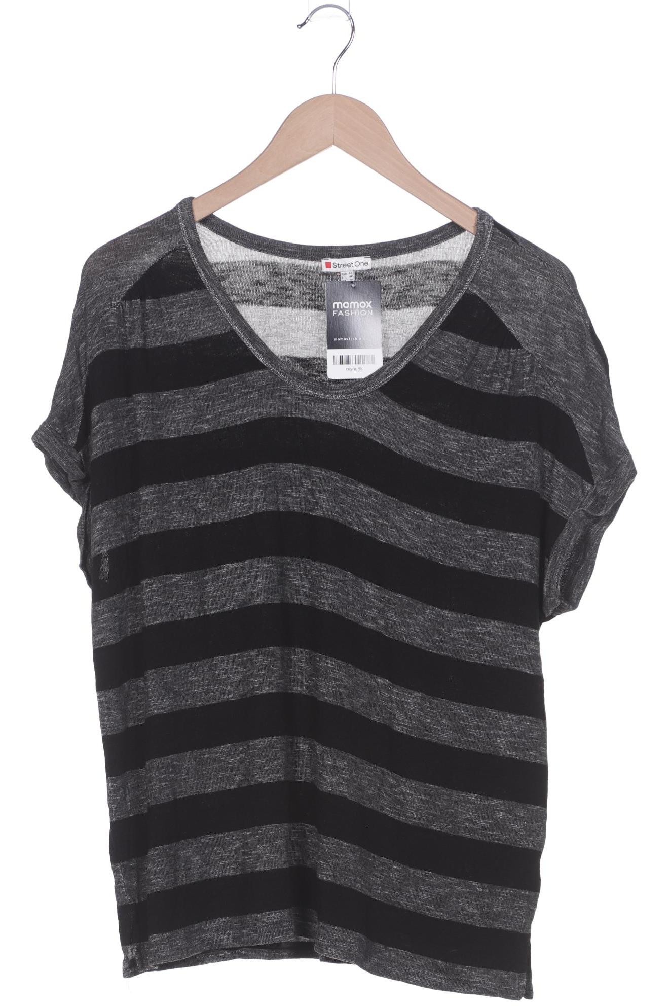 

Street One Damen T-Shirt, schwarz, Gr. 44