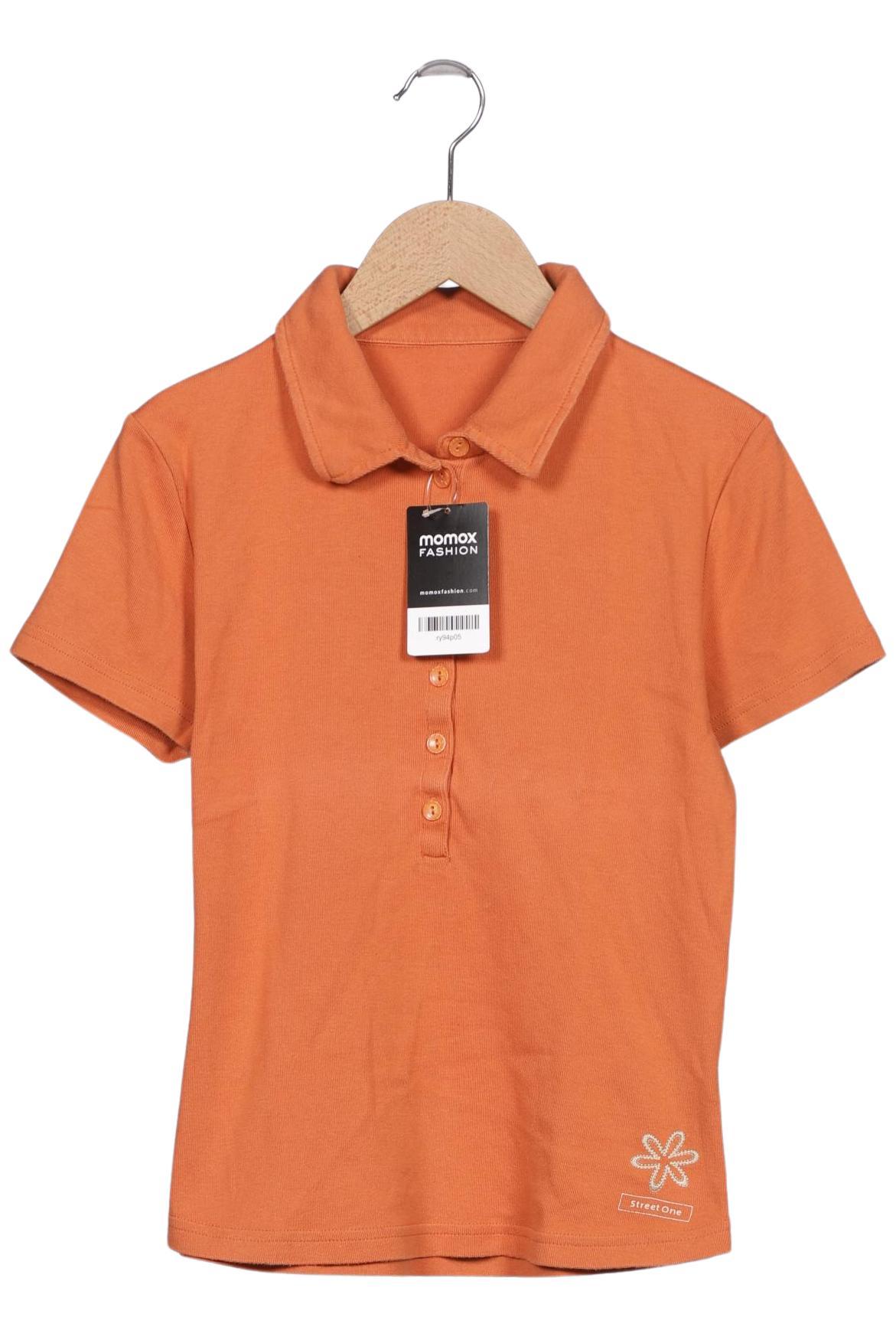 

Street One Damen Poloshirt, orange, Gr. 34