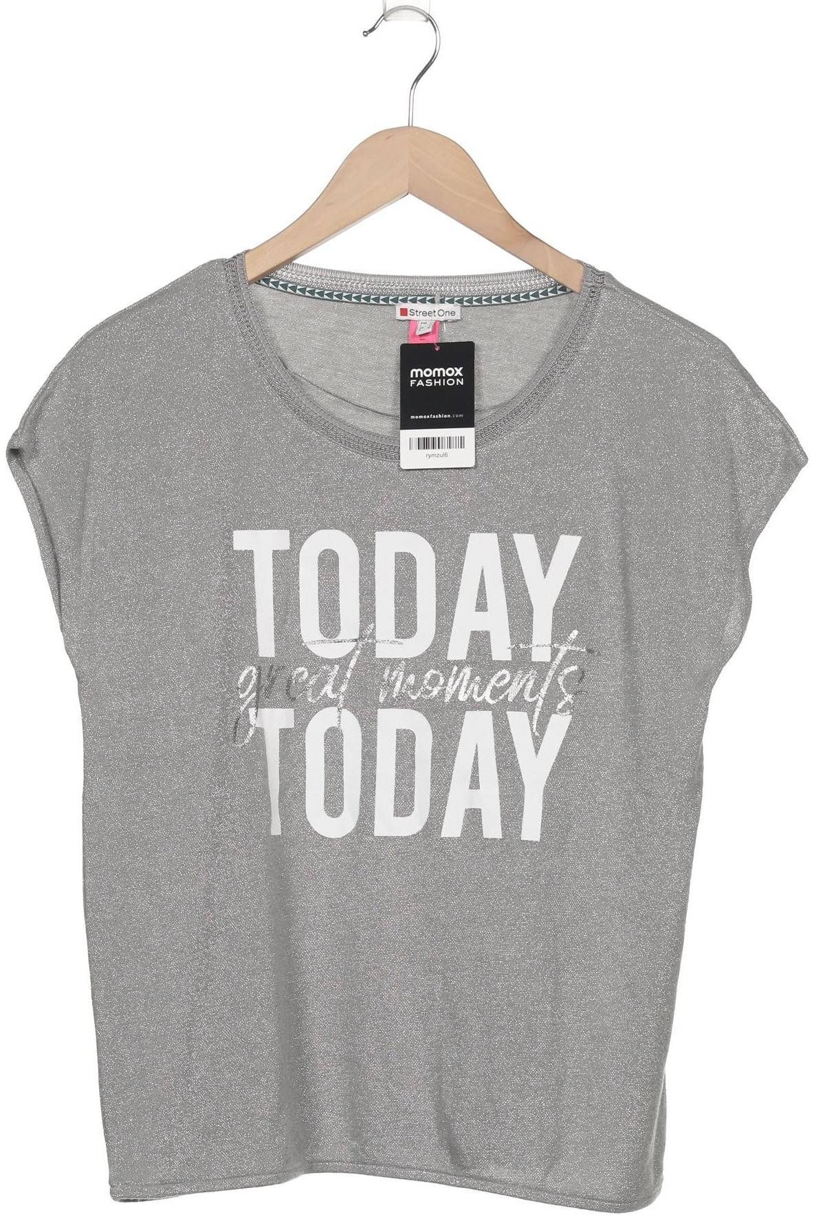 

Street One Damen T-Shirt, grau, Gr. 38