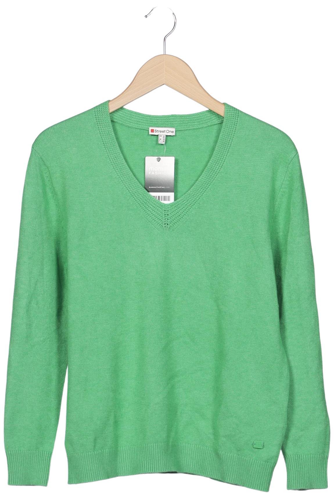 

Street One Damen Pullover, grün, Gr. 36