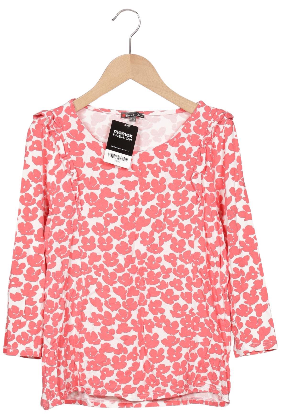 

Street One Damen Langarmshirt, pink, Gr. 34