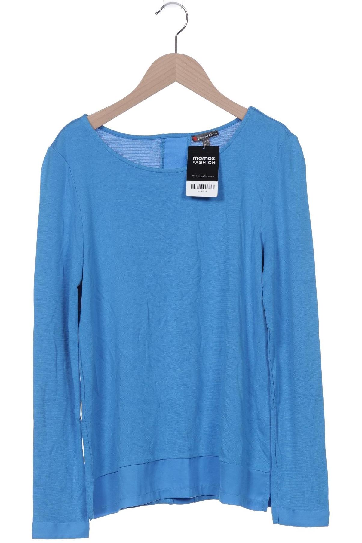 

Street One Damen Langarmshirt, blau, Gr. 34