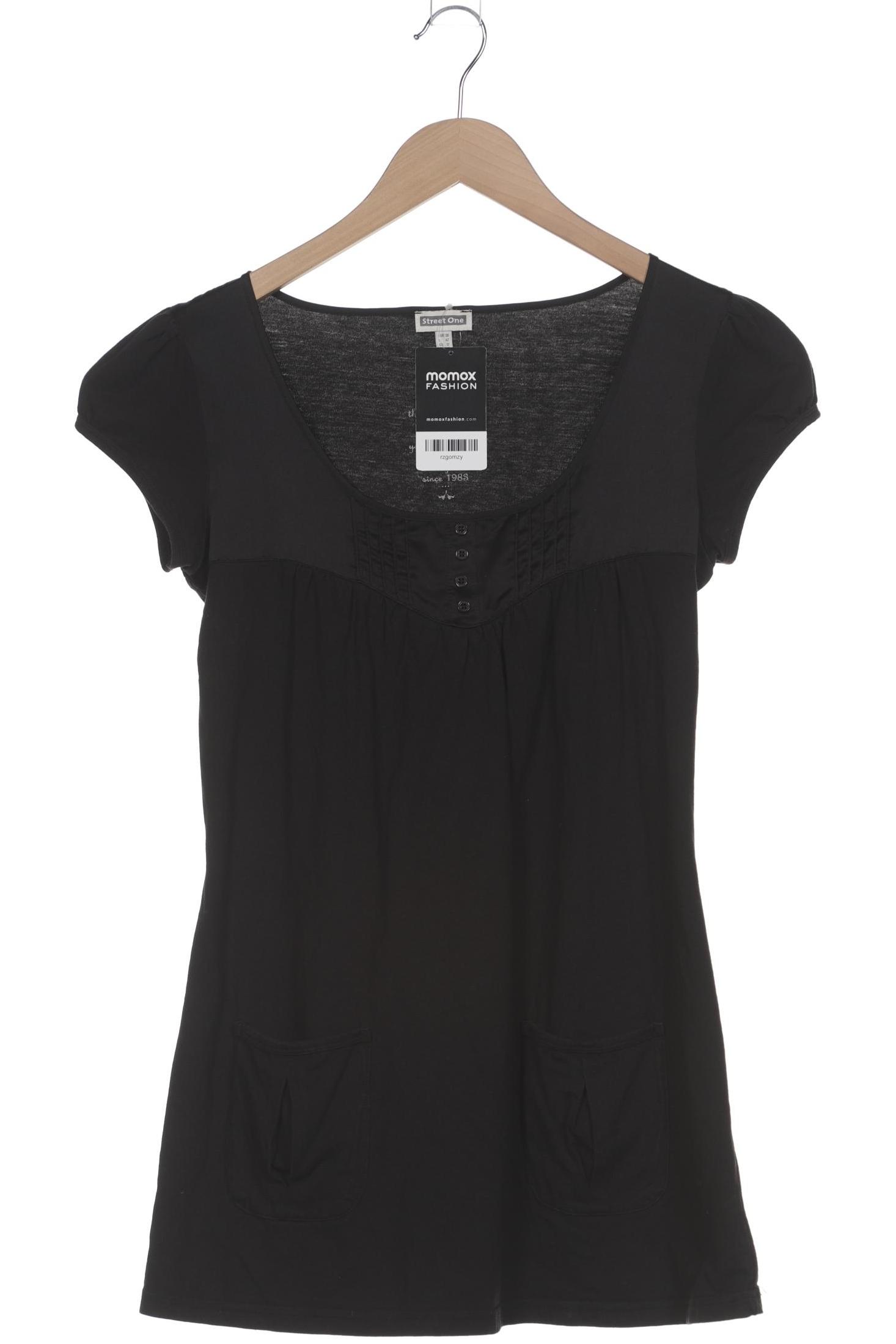 

Street One Damen T-Shirt, schwarz, Gr. 38