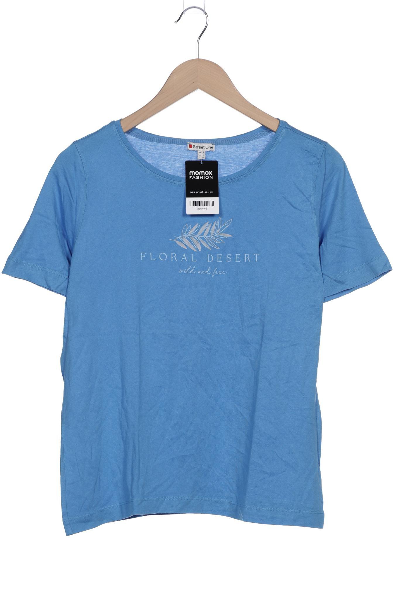 

Street One Damen T-Shirt, blau, Gr. 38