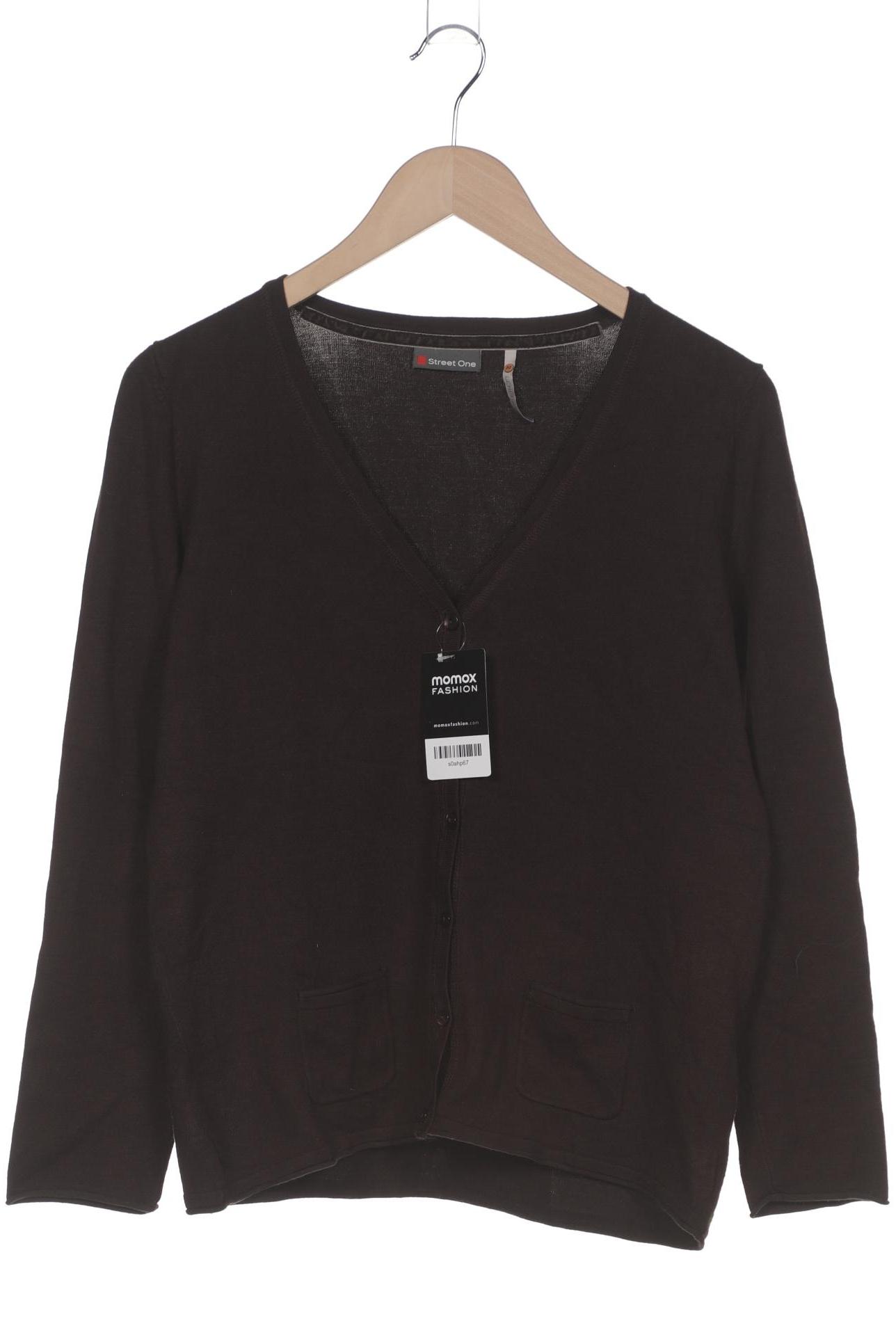 

Street One Damen Strickjacke, braun, Gr. 40
