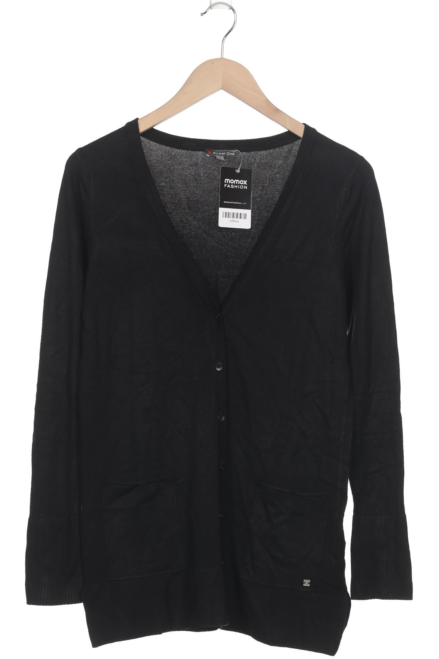 

Street One Damen Strickjacke, schwarz, Gr. 36