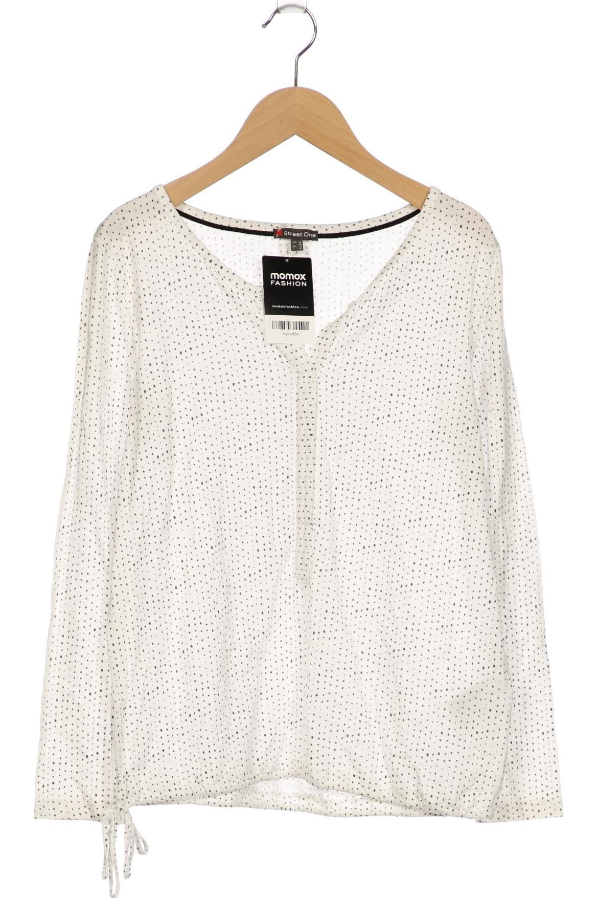 

Street One Damen Langarmshirt, weiß, Gr. 36
