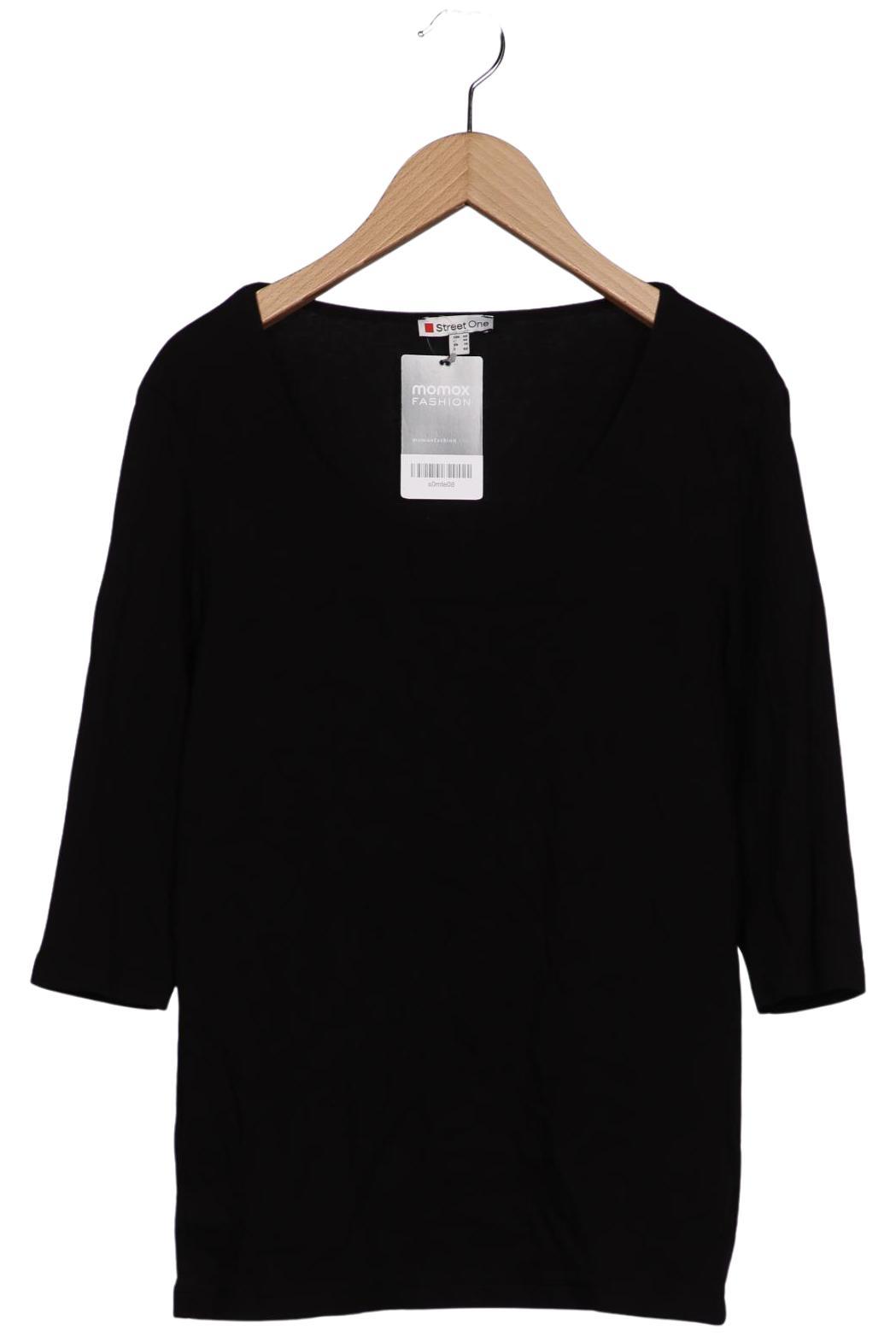 

Street One Damen Langarmshirt, schwarz, Gr. 40