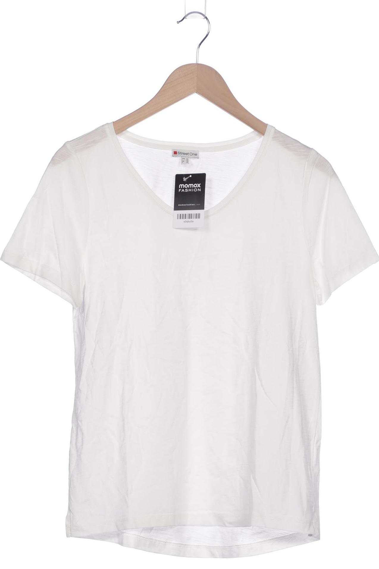 

Street One Damen T-Shirt, weiß, Gr. 38