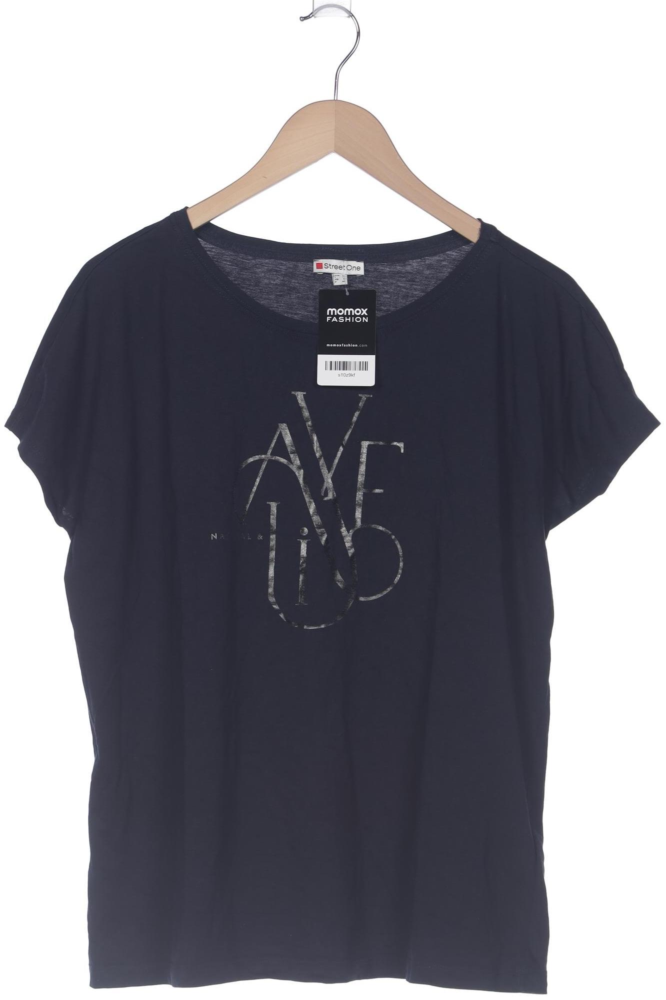 

Street One Damen T-Shirt, marineblau, Gr. 42