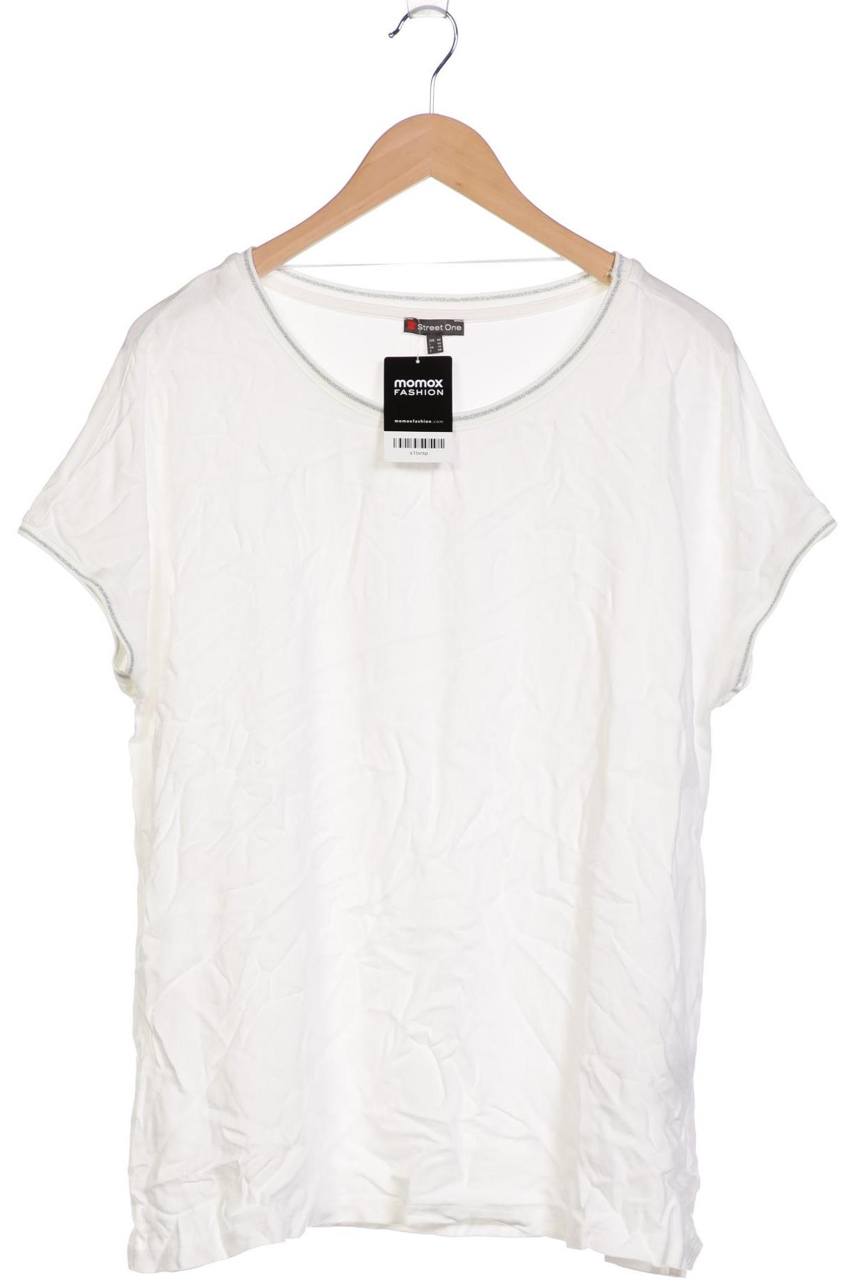 

Street One Damen T-Shirt, weiß, Gr. 46