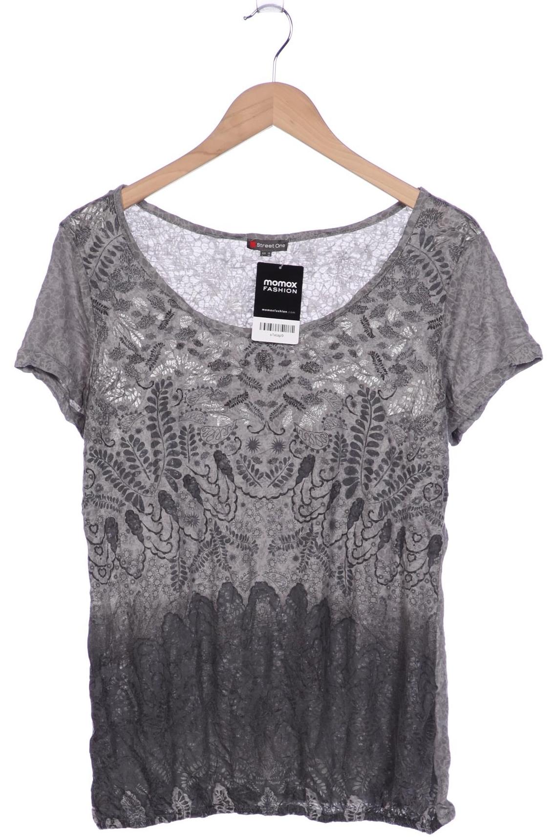 

Street One Damen T-Shirt, grau, Gr. 38
