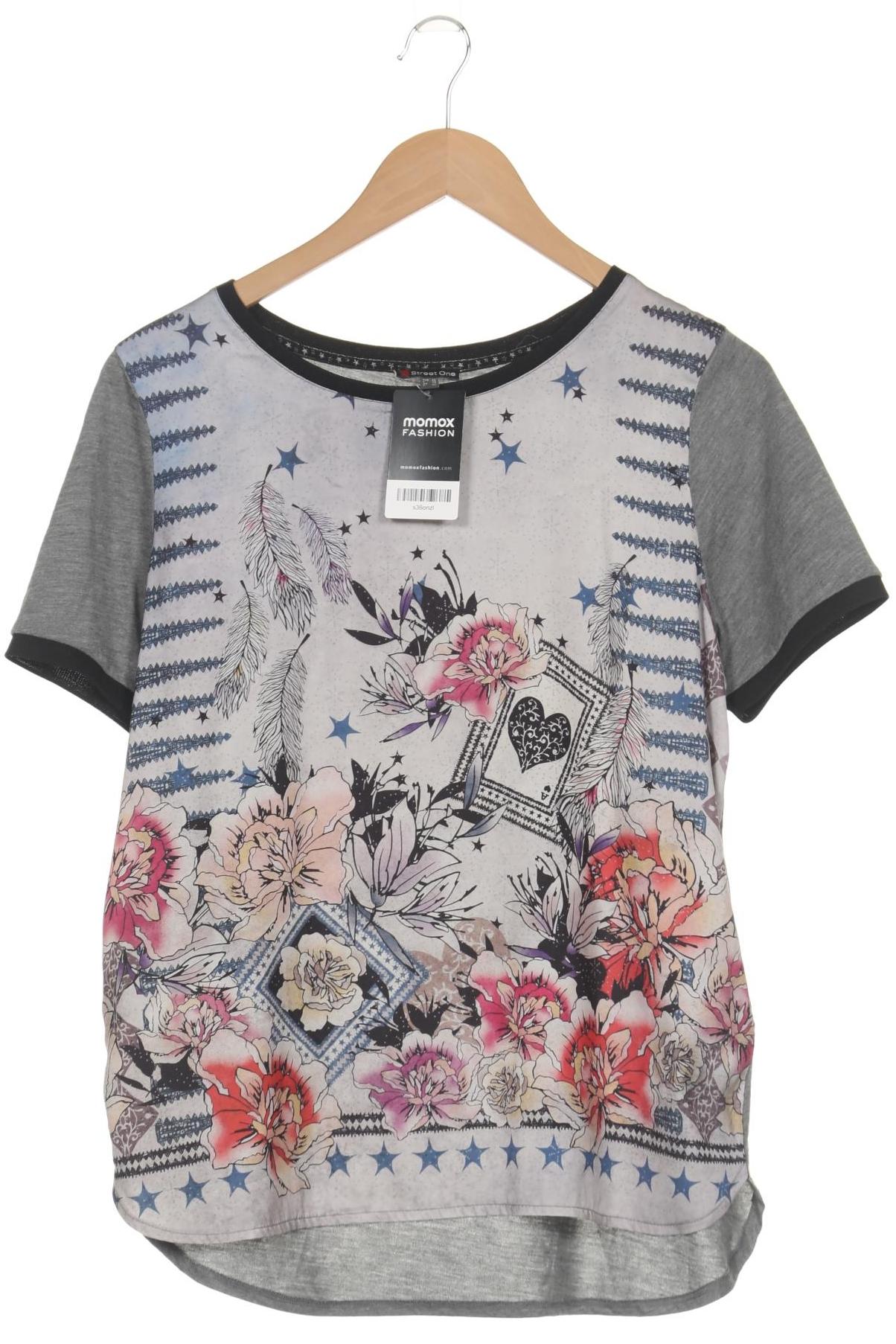

Street One Damen T-Shirt, mehrfarbig, Gr. 40