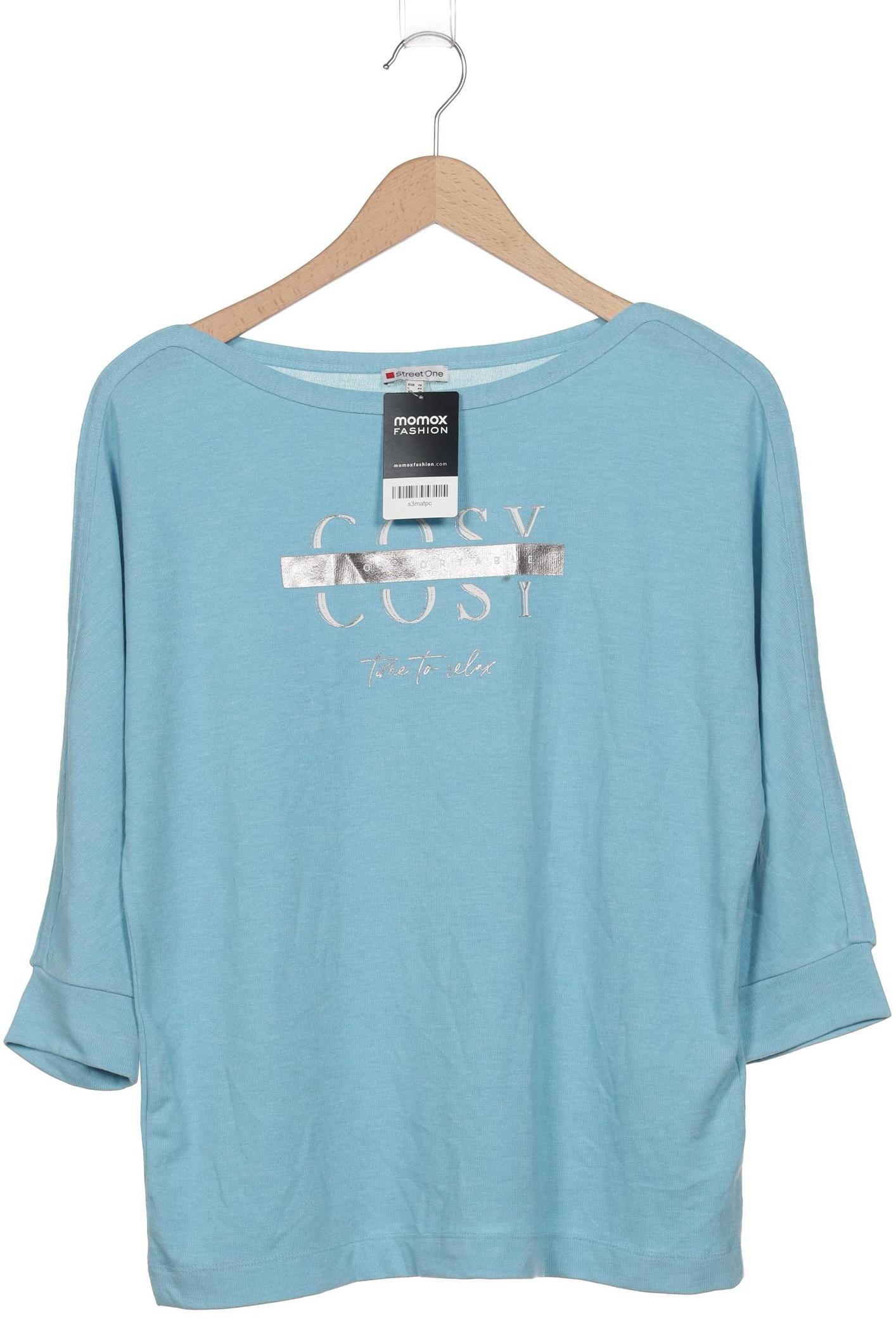 

Street One Damen Pullover, blau, Gr. 36