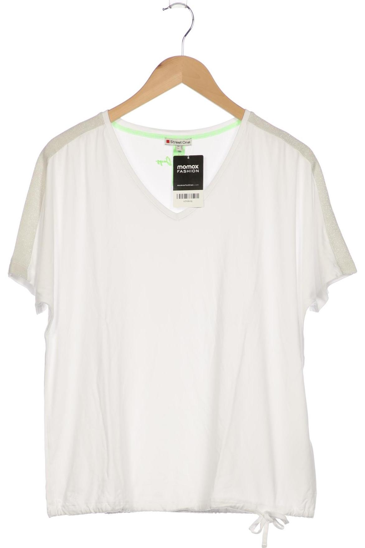 

Street One Damen T-Shirt, weiß, Gr. 42