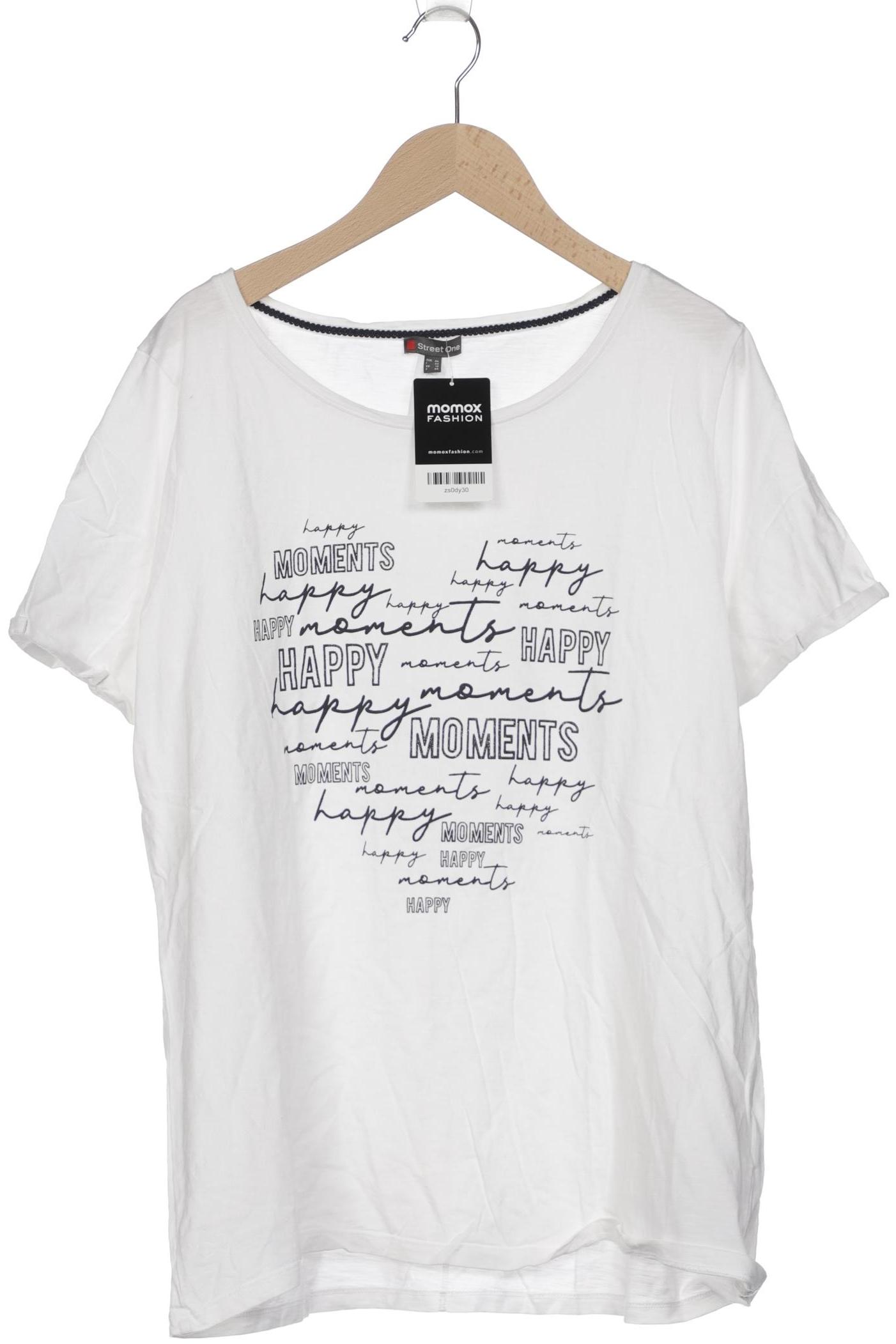 

Street One Damen T-Shirt, weiß, Gr. 44