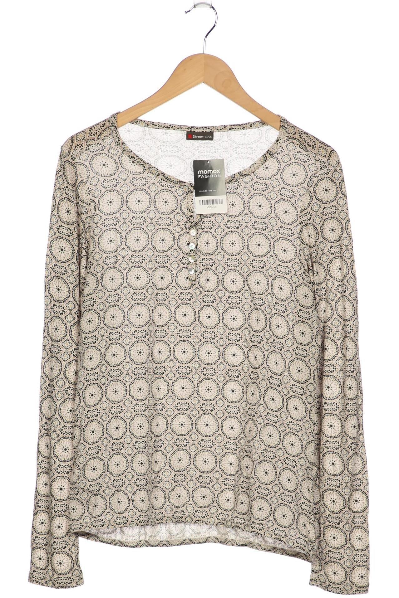 

Street One Damen Langarmshirt, weiß, Gr. 40