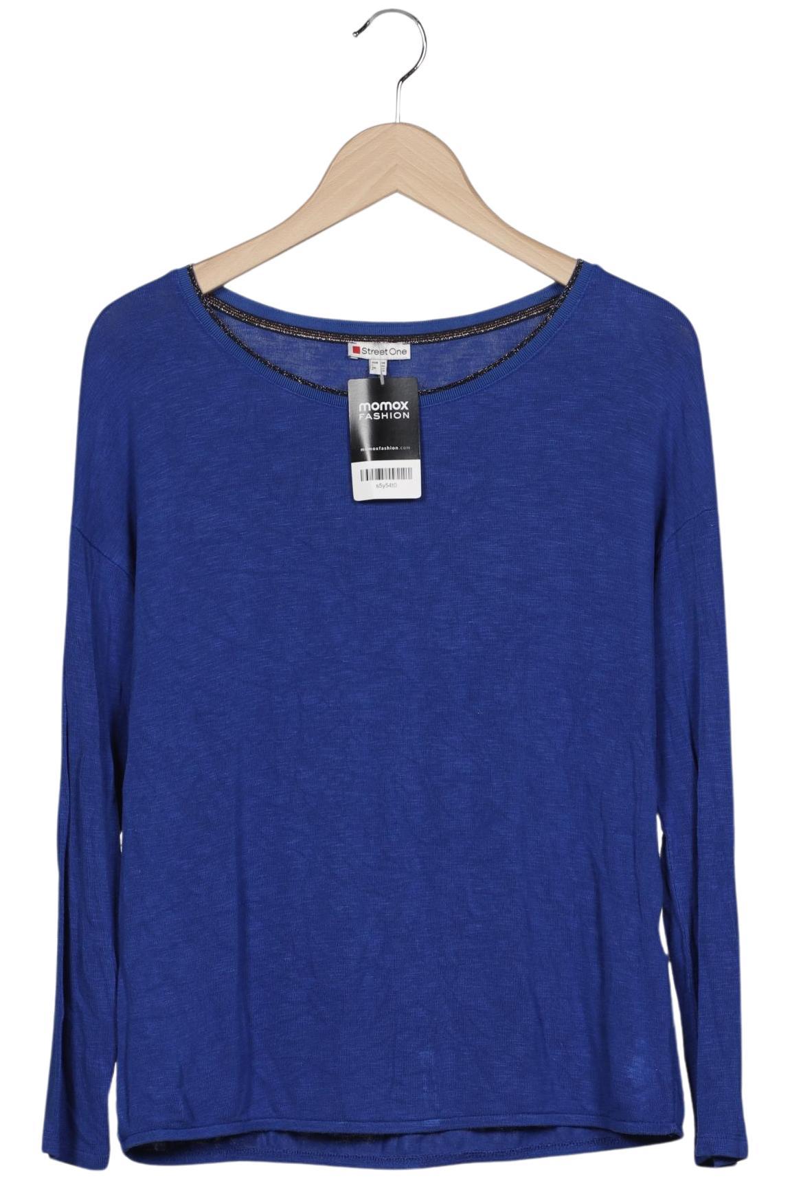 

Street One Damen Pullover, blau, Gr. 38