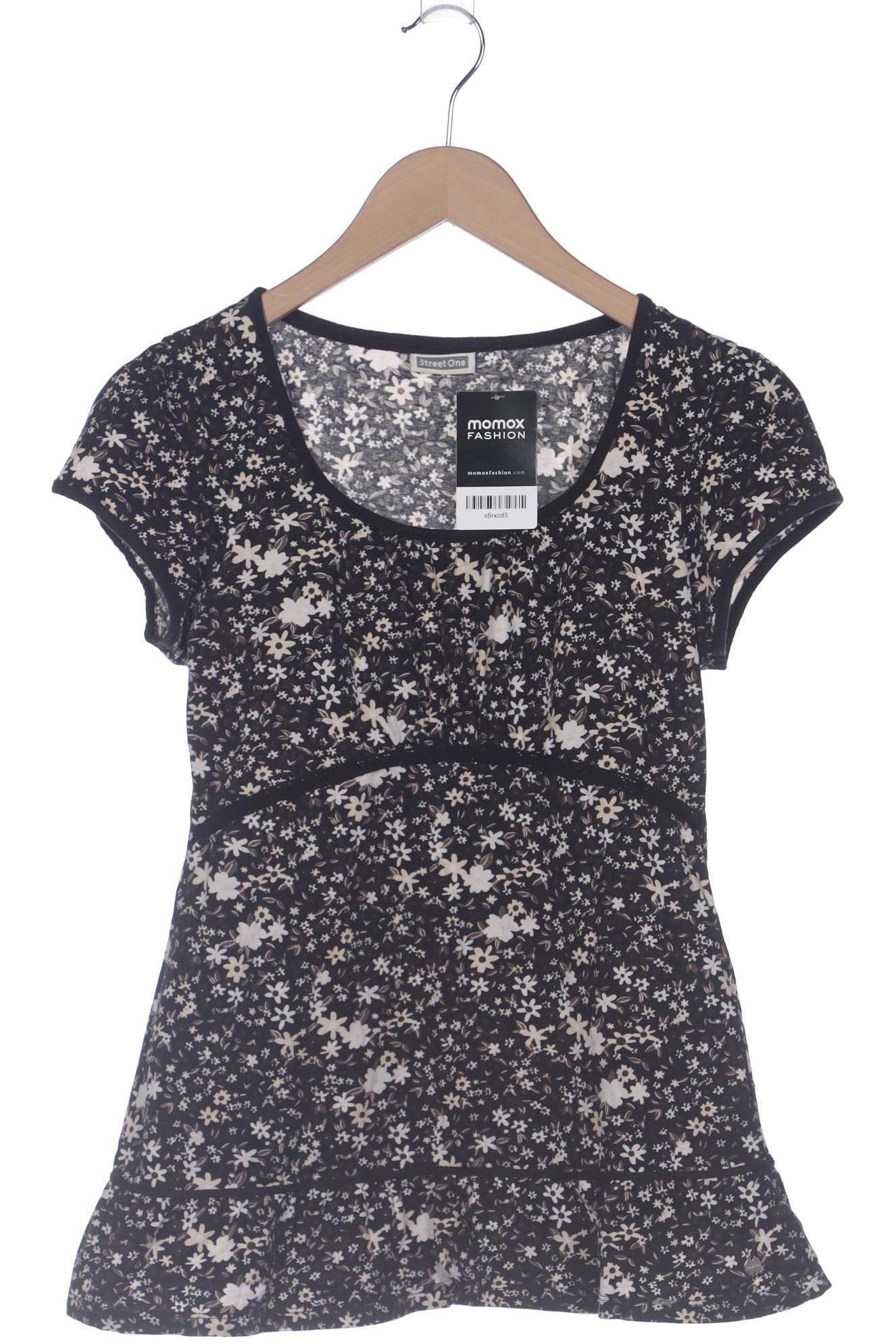 

Street One Damen T-Shirt, schwarz, Gr. 38
