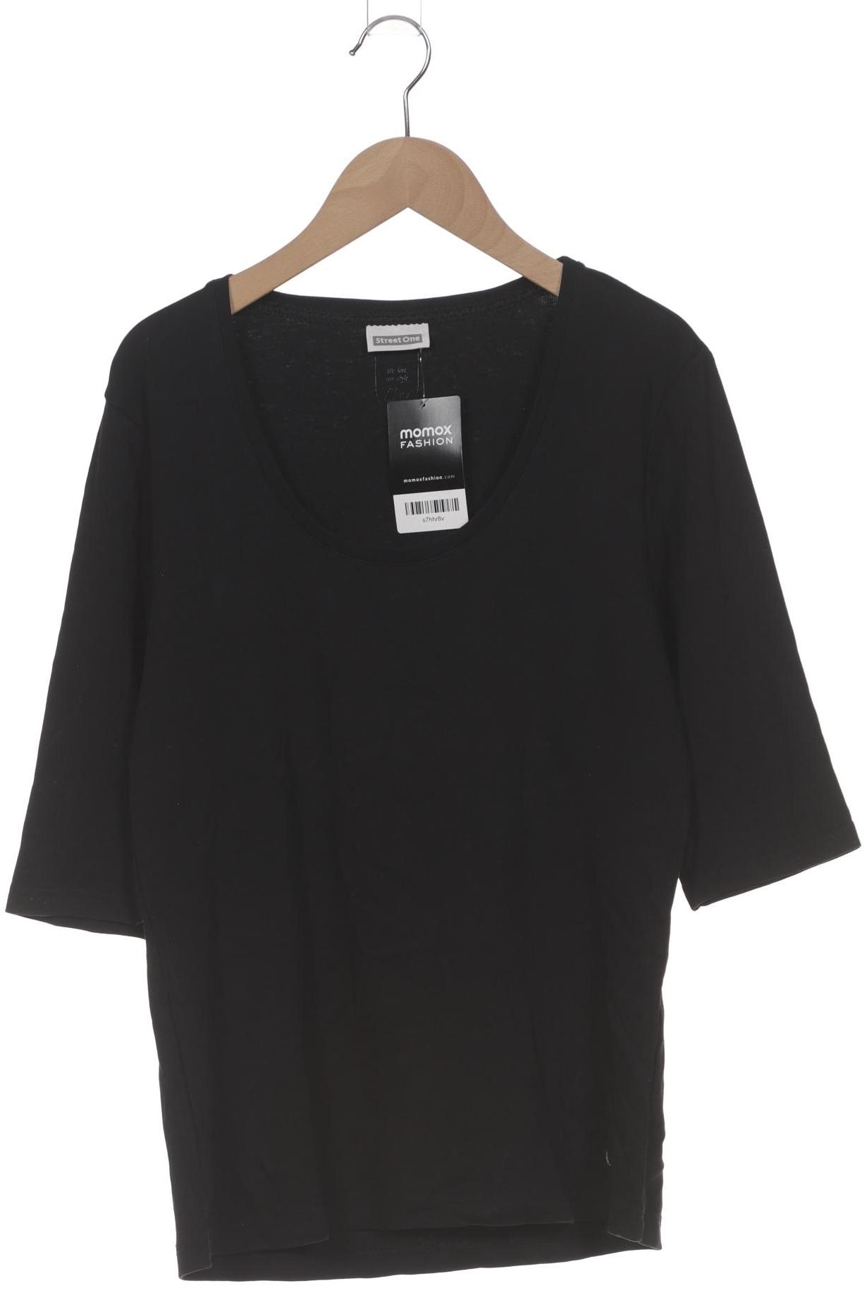 

Street One Damen T-Shirt, schwarz, Gr. 44