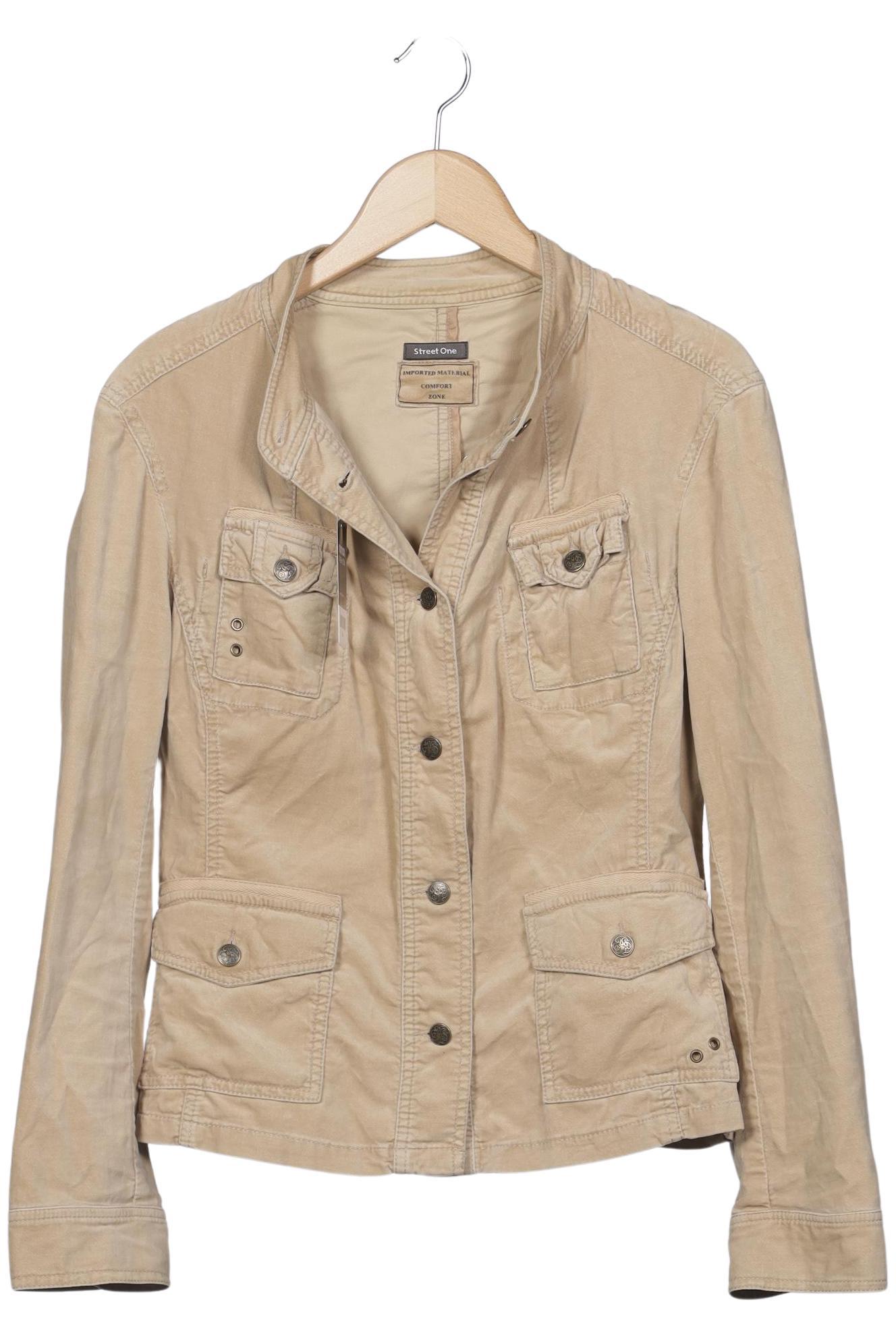

Street One Damen Jacke, beige, Gr. 38