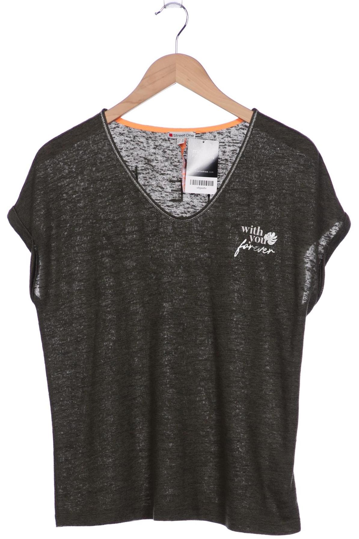 

Street One Damen T-Shirt, grün, Gr. 40