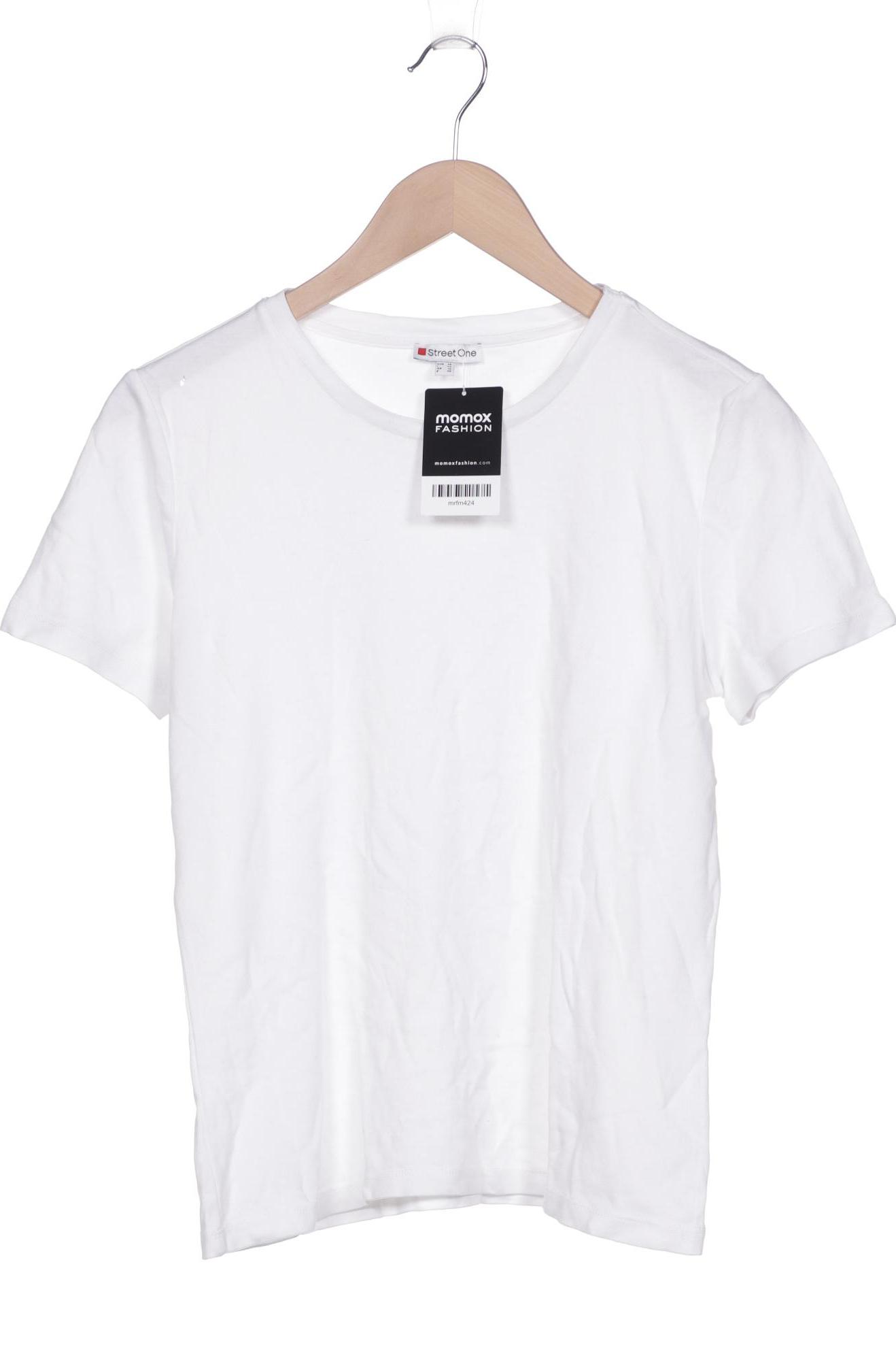 

Street One Damen T-Shirt, weiß, Gr. 36