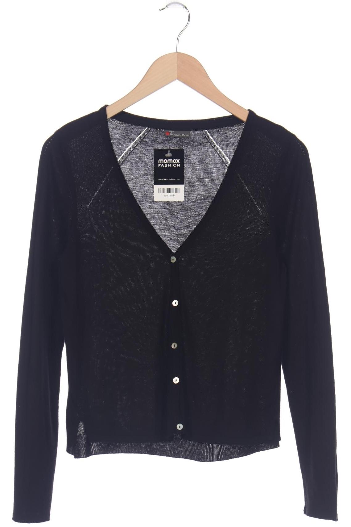

Street One Damen Strickjacke, schwarz, Gr. 38