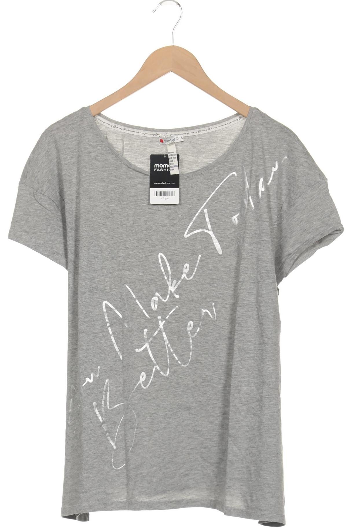 

Street One Damen T-Shirt, grau, Gr. 46