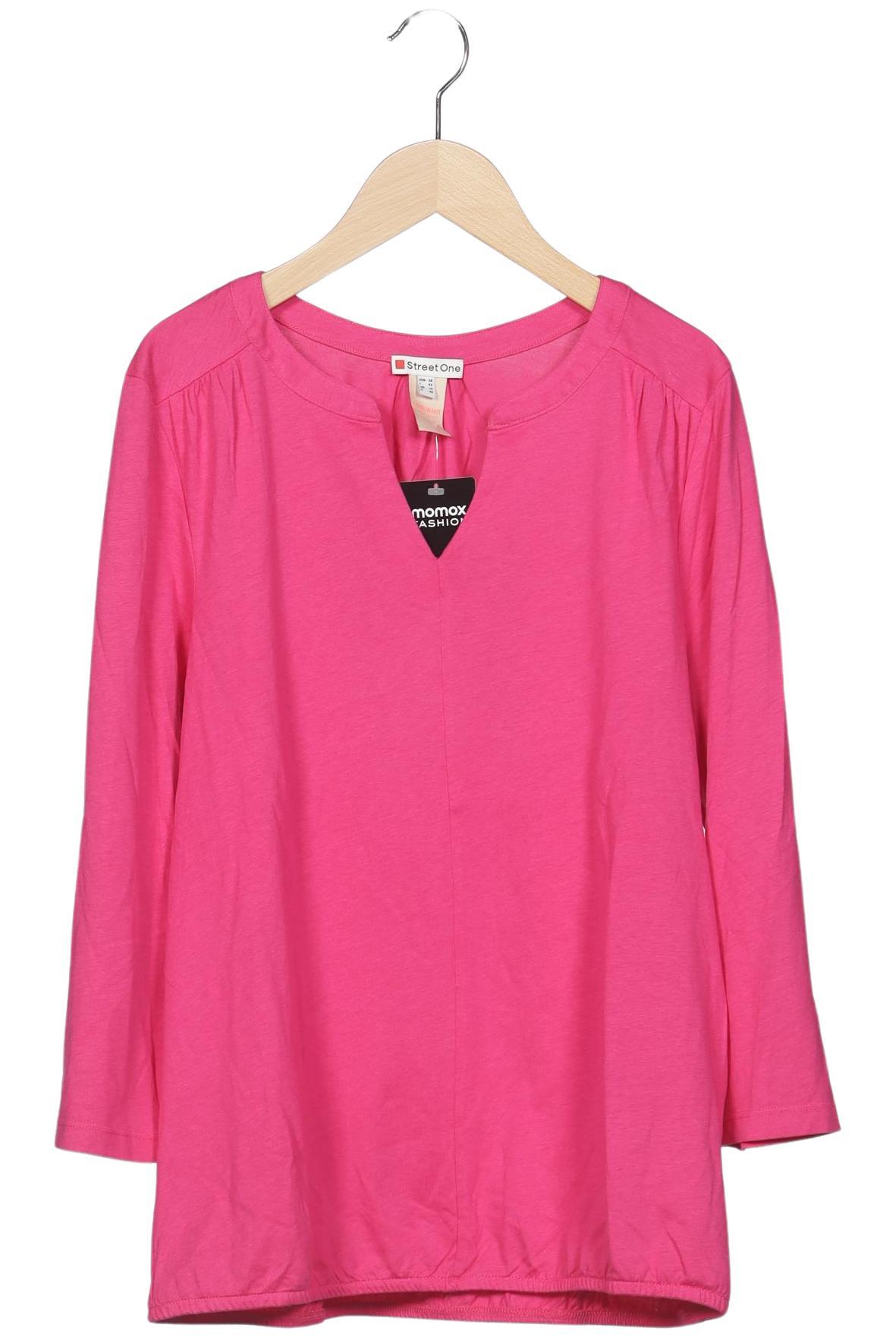 

Street One Damen Langarmshirt, pink, Gr. 38