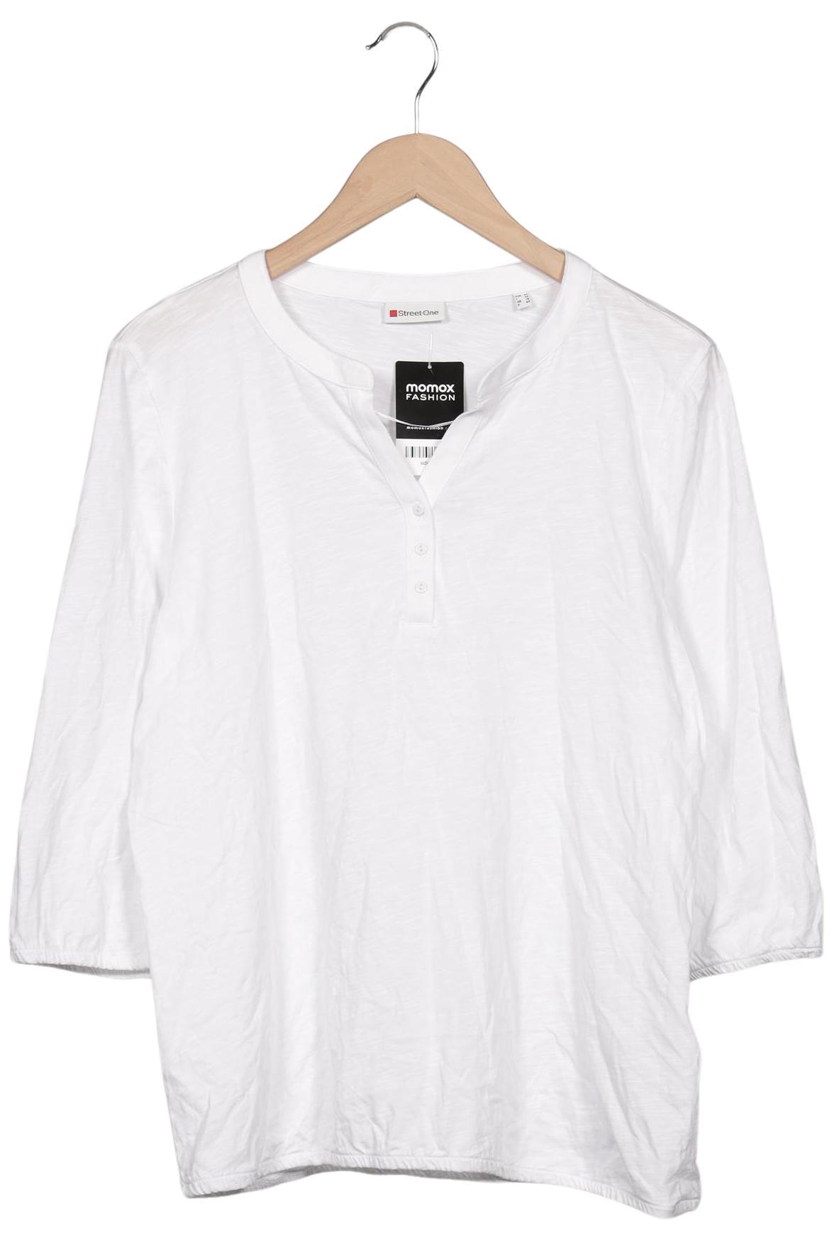 

Street One Damen Langarmshirt, weiß, Gr. 42