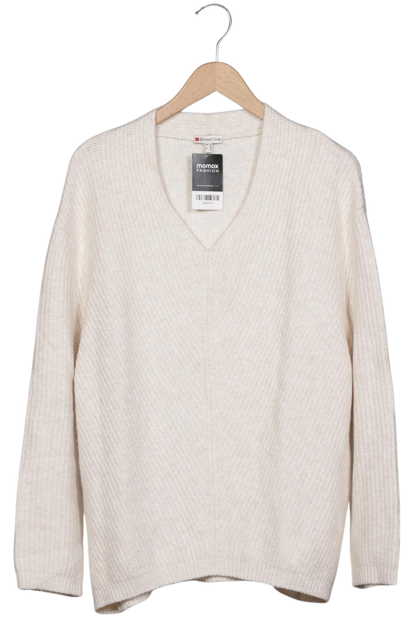 

Street One Damen Pullover, cremeweiß, Gr. 46