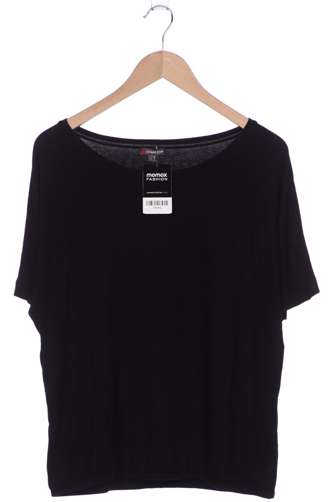 

Street One Damen T-Shirt, schwarz, Gr. 40