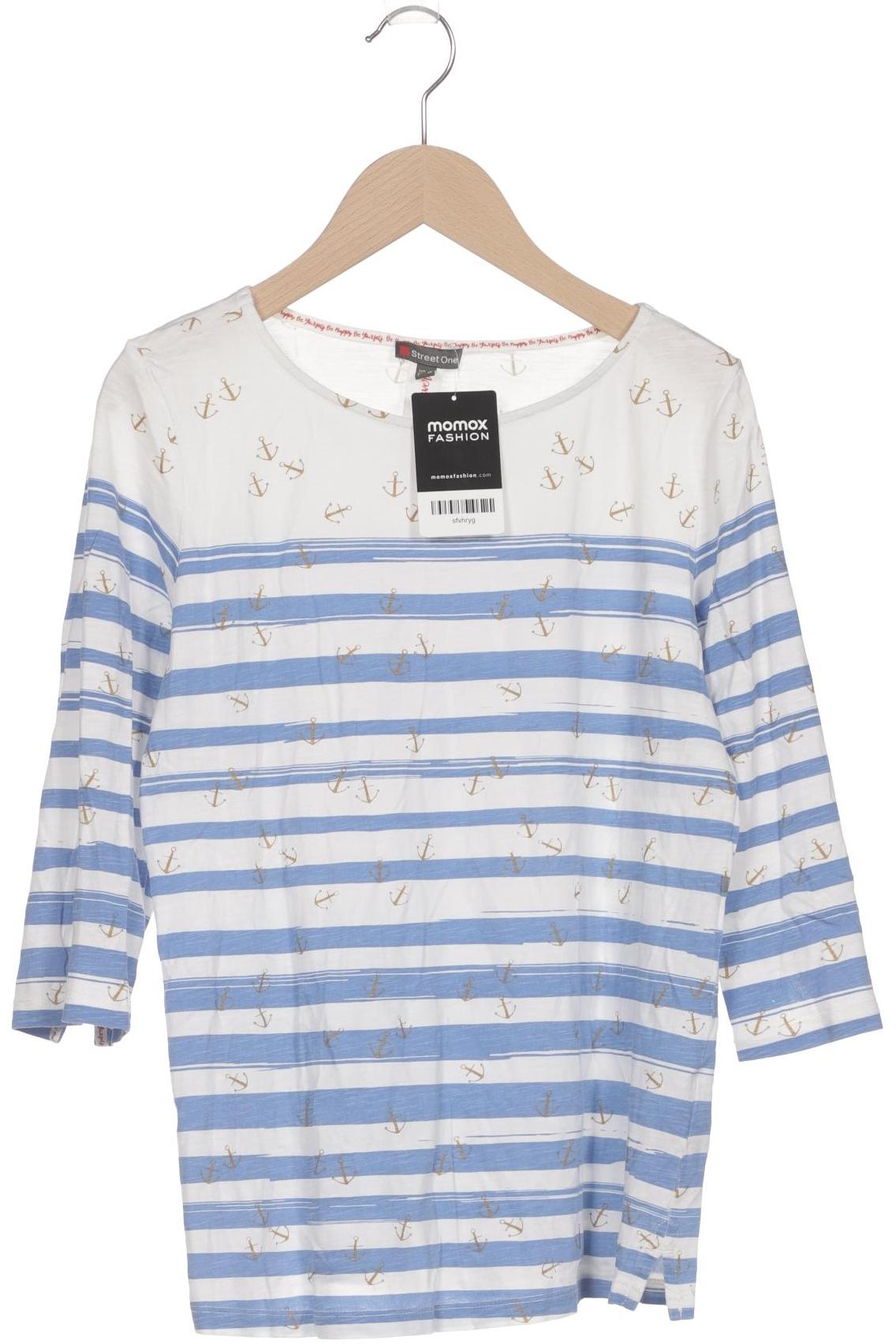 

Street One Damen Langarmshirt, weiß, Gr. 38