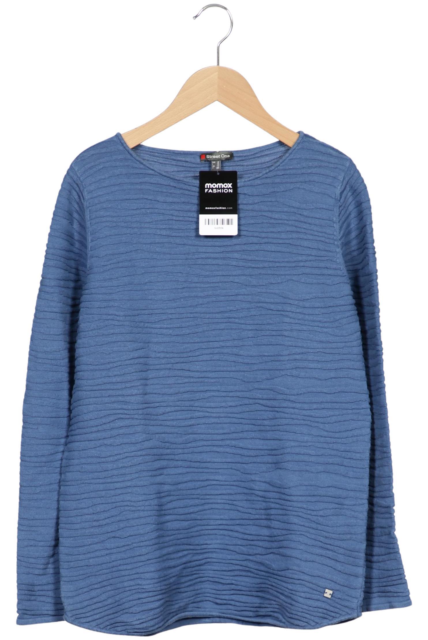 

Street One Damen Pullover, blau, Gr. 38