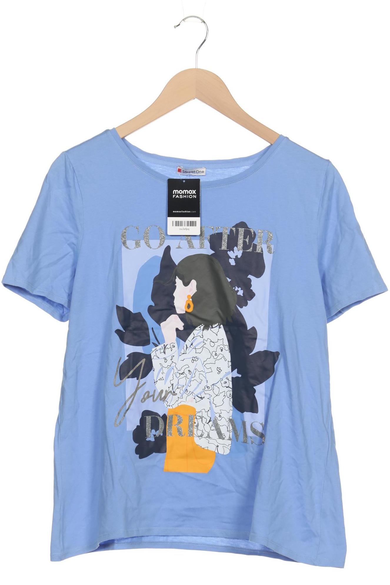 

Street One Damen T-Shirt, blau, Gr. 44