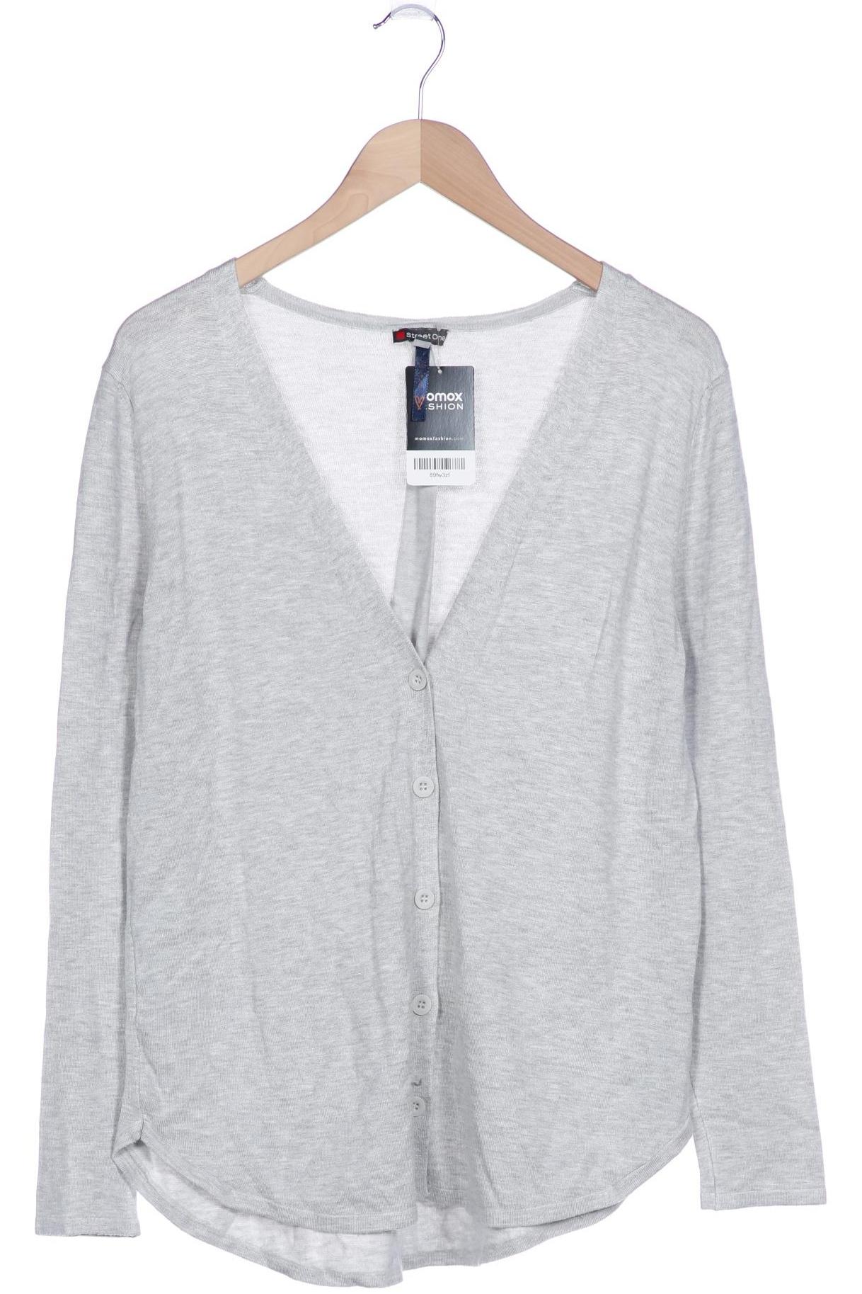 

Street One Damen Strickjacke, grau, Gr. 36