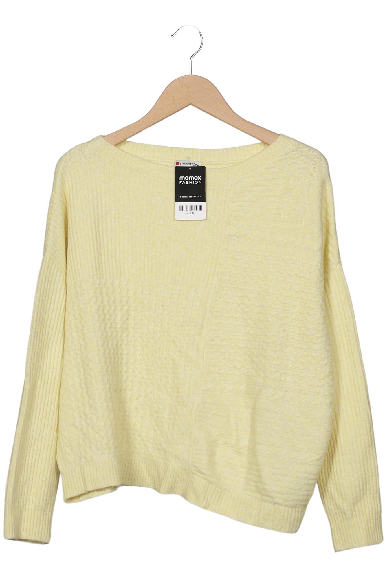 

Street One Damen Pullover, gelb, Gr. 42