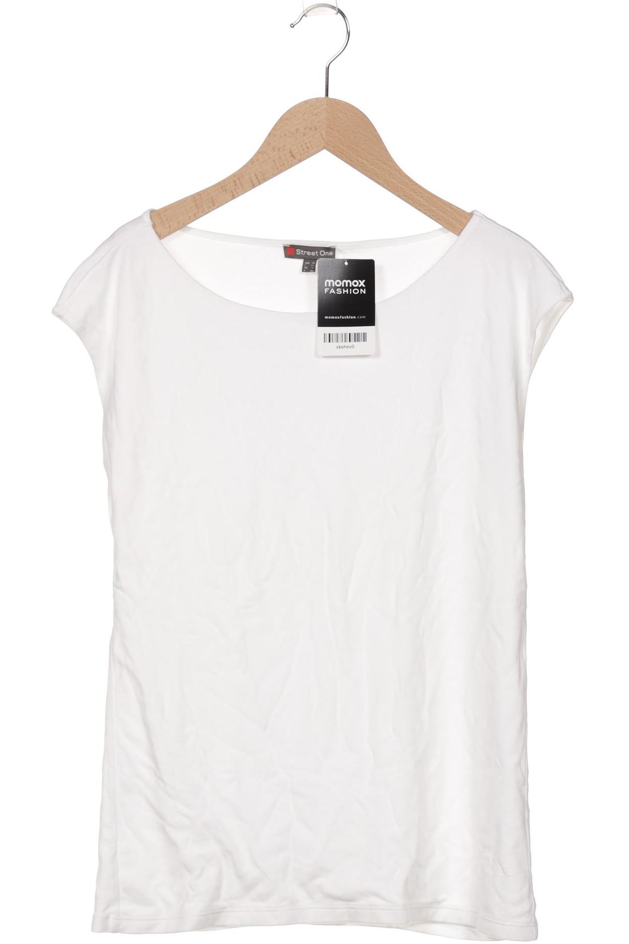 

Street One Damen T-Shirt, weiß, Gr. 38