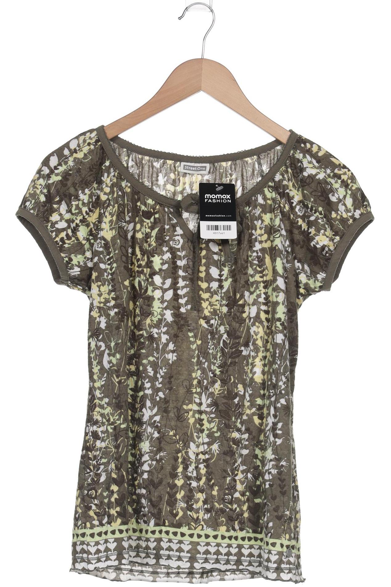 

Street One Damen T-Shirt, grün, Gr. 38