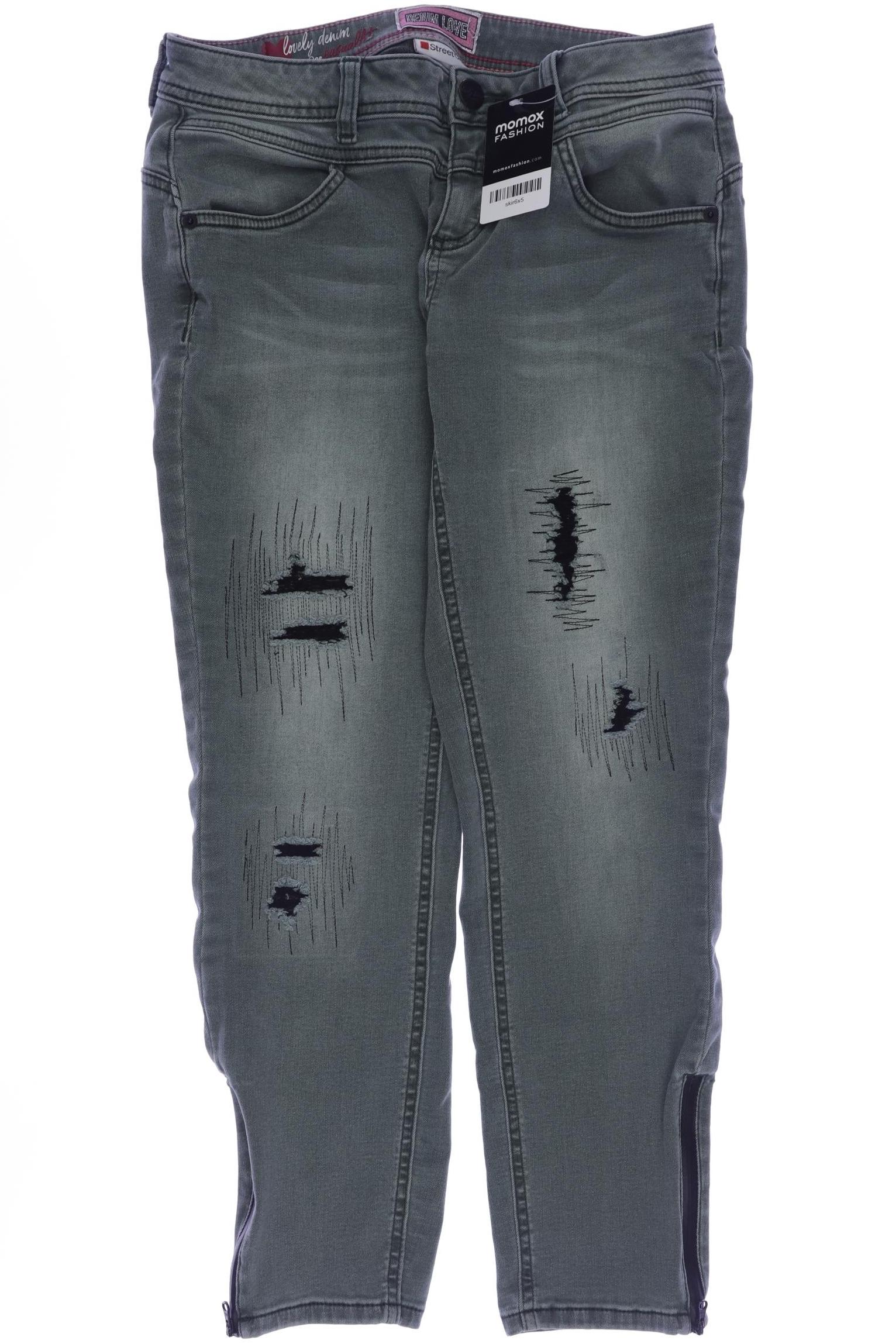 

Street One Damen Jeans, grün, Gr. 27